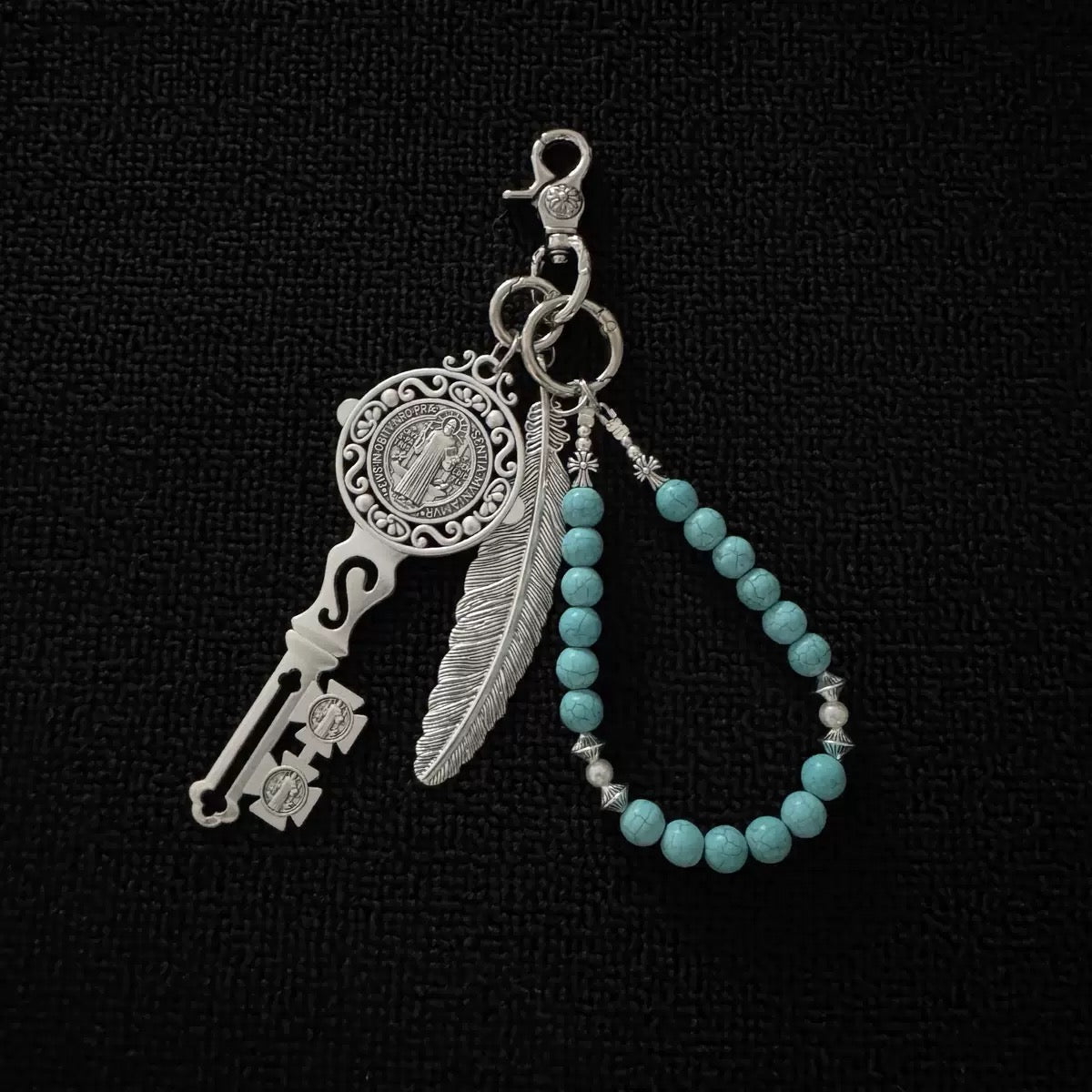 Niche Original Beaded Keychain