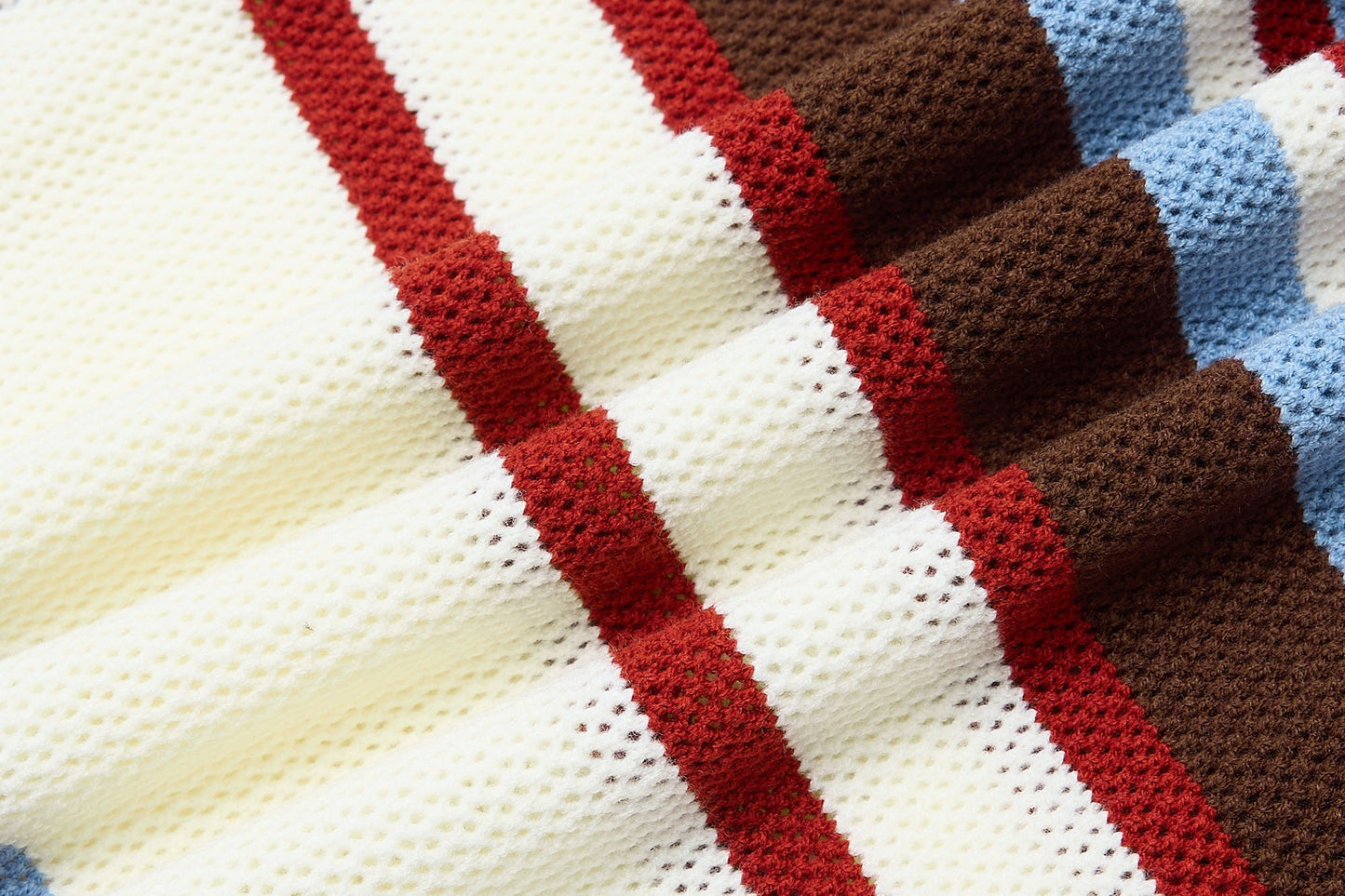 CapCabin “Retro Stripe Knit Polo”