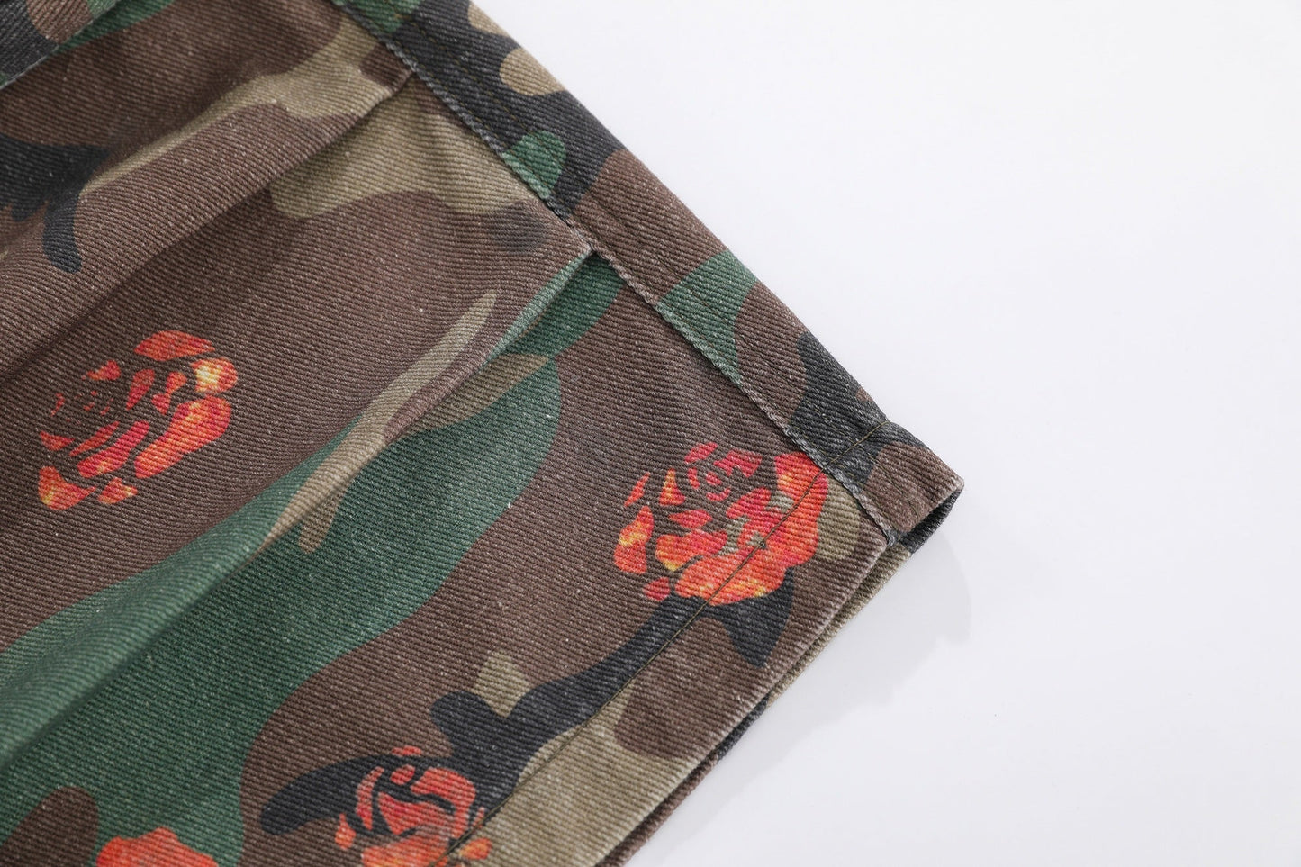 CapCabin “Floral Camo Cargo Shorts”