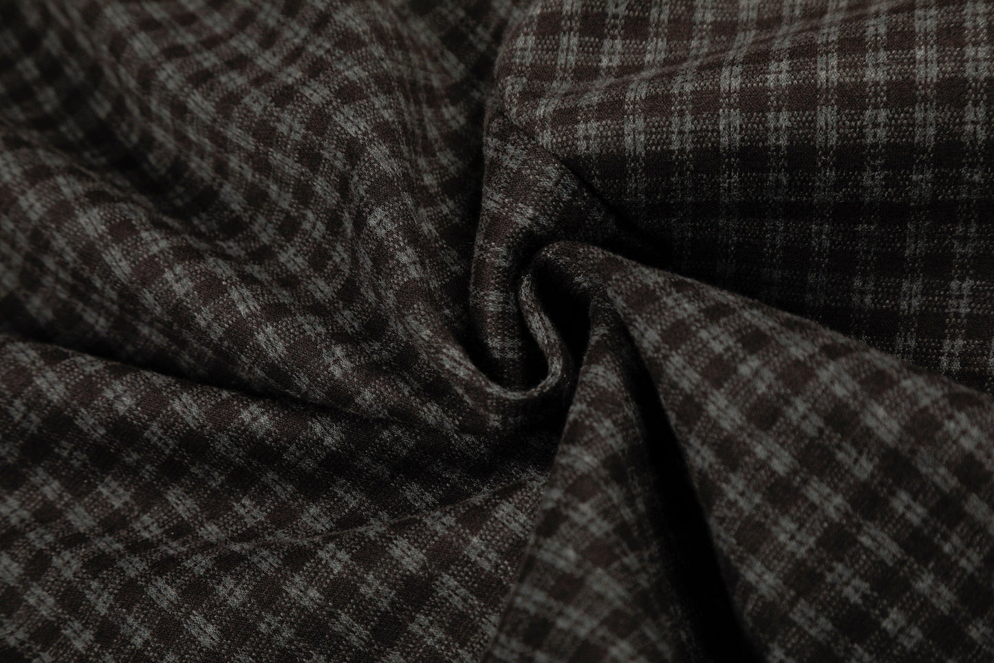 CapCabin Wide-Leg Plaid Trousers