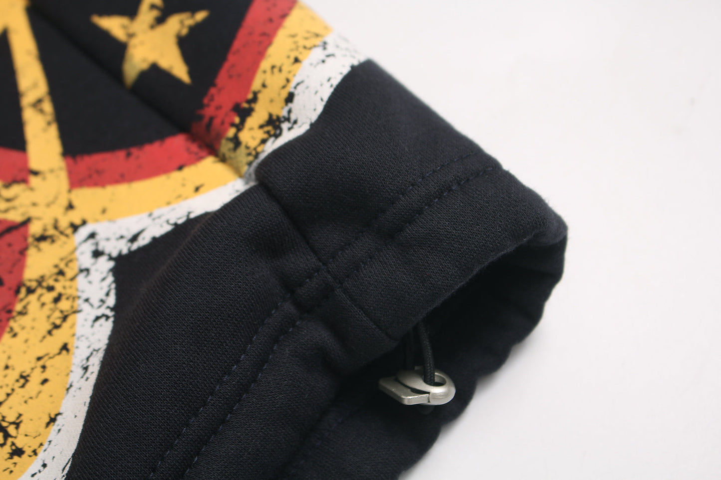CapCabin Fleece-Lined Sports Letter Wide-Leg Sweatpants