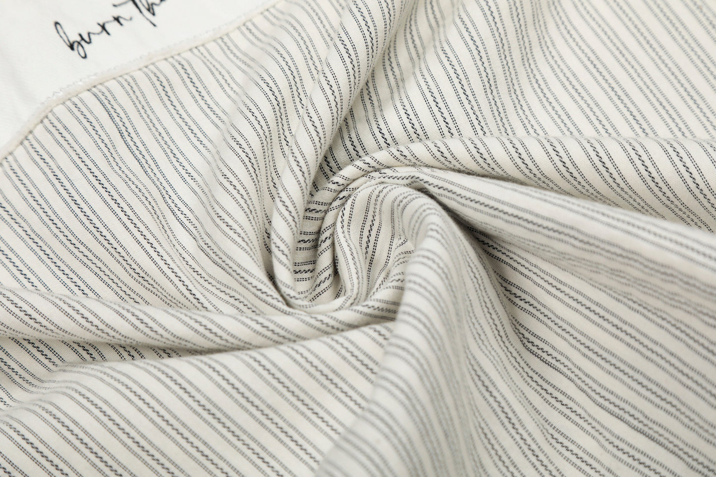 CapCabin “Pinstripe Patch Graphic Shirt”