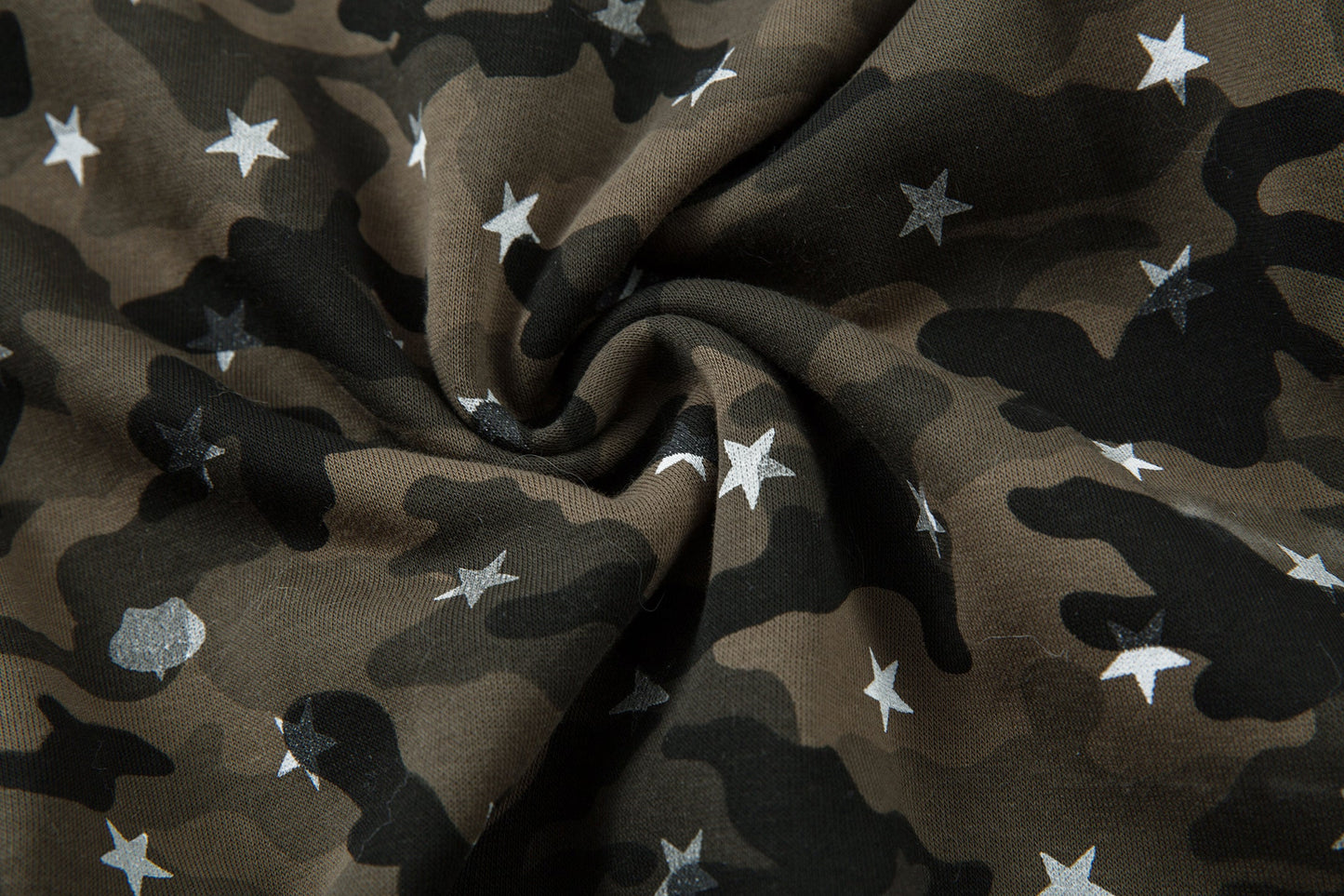 CapCabin Star Camo Wide-Leg Sweatpants