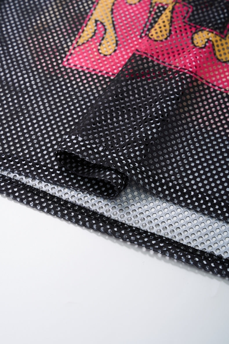 CapCabin “Flame 23” Mesh Jersey T-Shirt