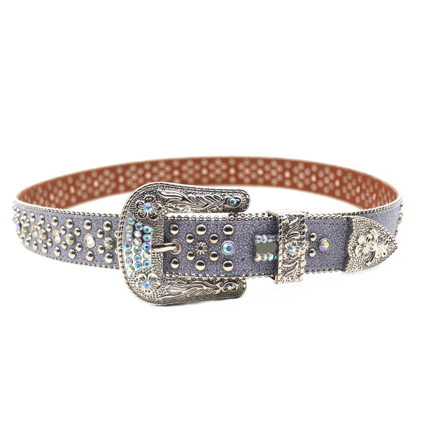 Rhinestone Punk Belt