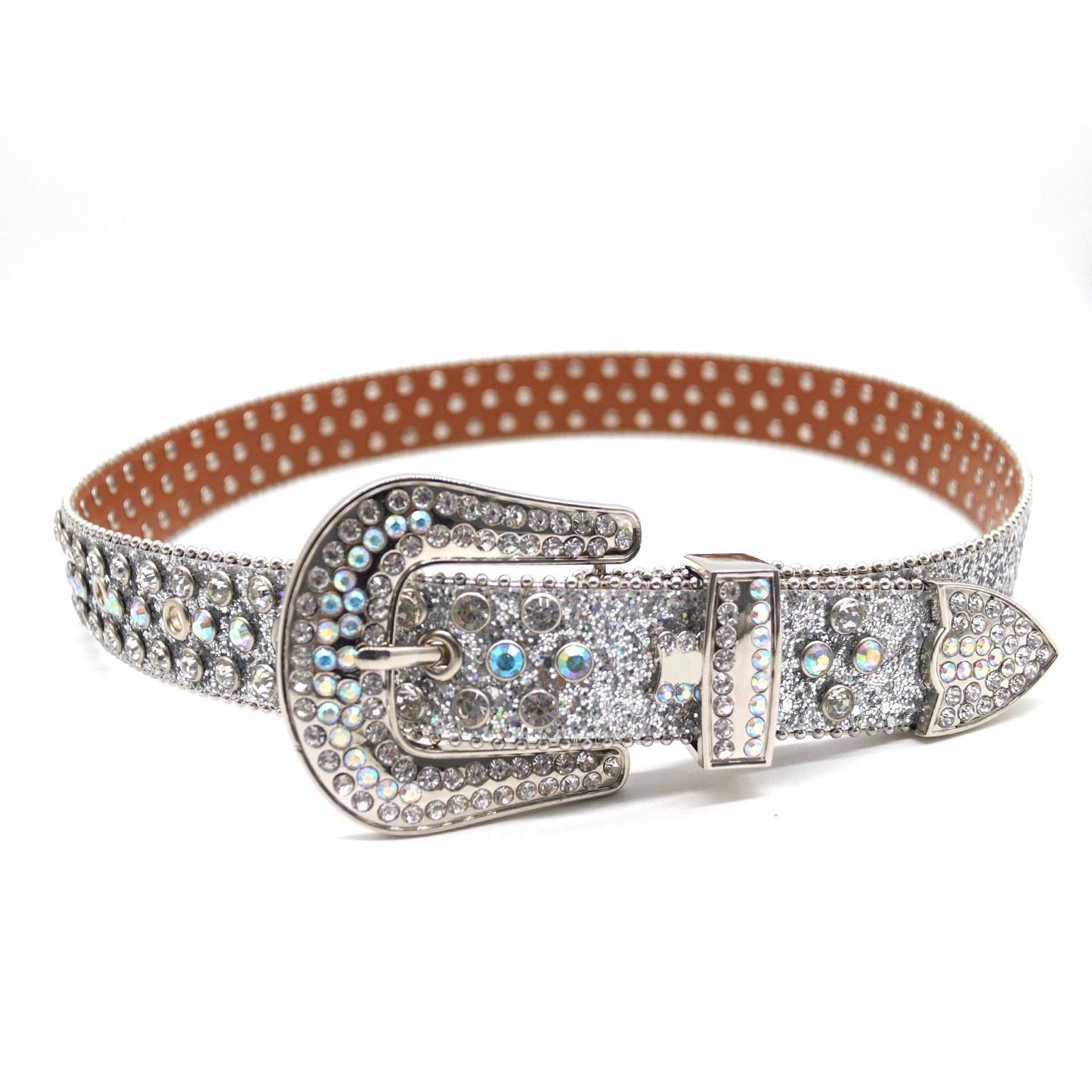 Rhinestone Punk Belt