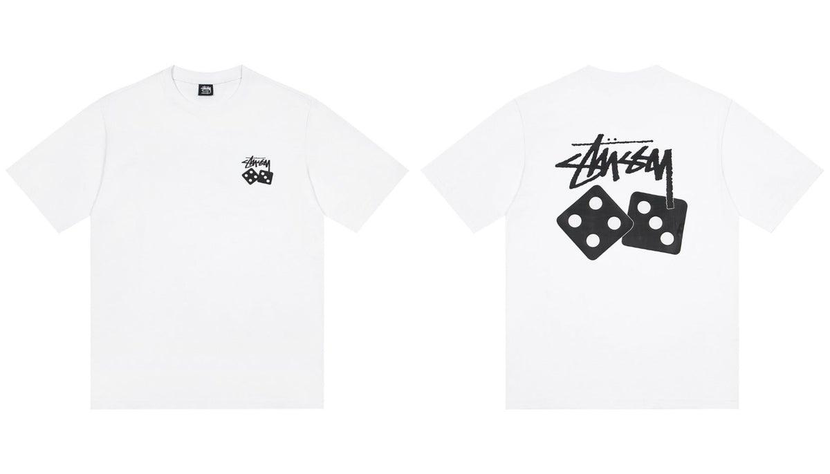 STUSSY Dice Logo Graphic T-Shirt