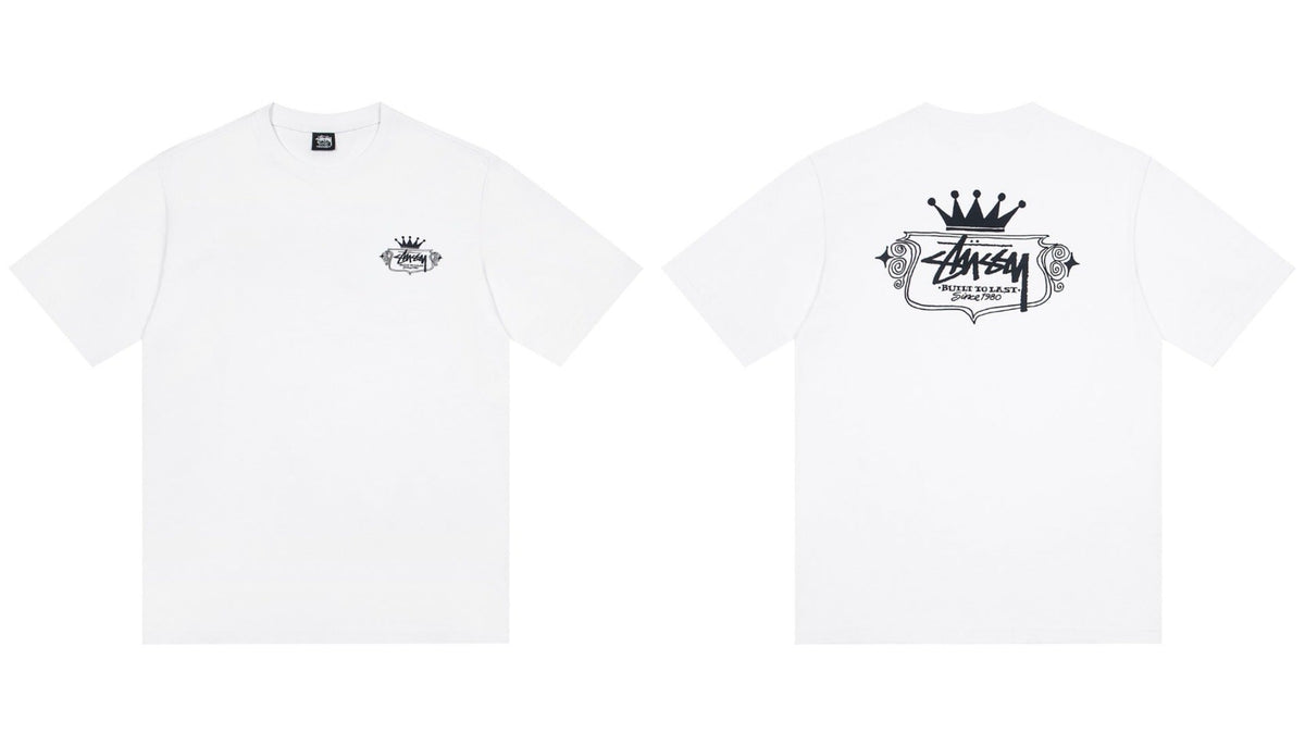 STUSSY Crown Logo Graphic T-Shirt