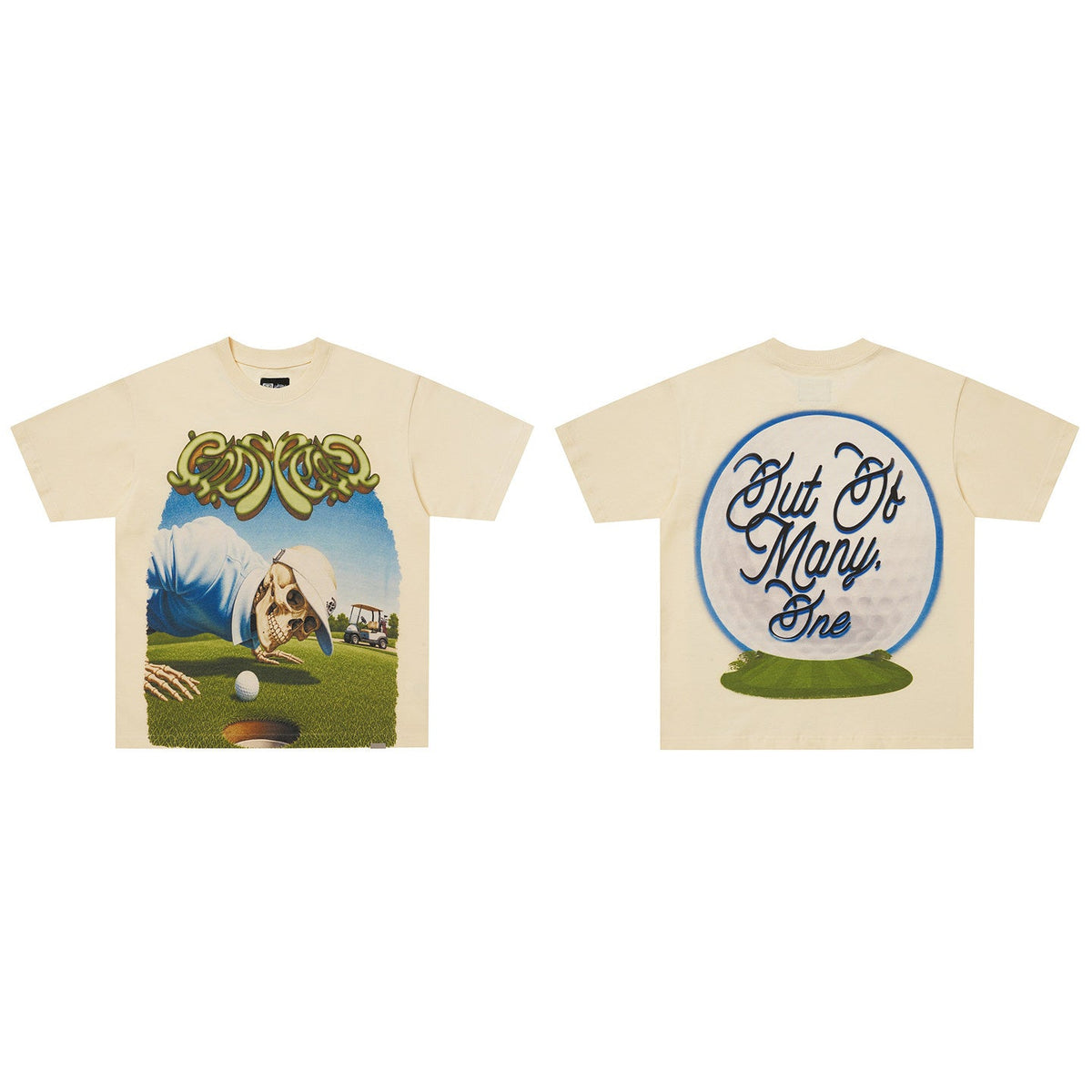 GodSpeed Out of Many One Cream Graphic T-Shirt
