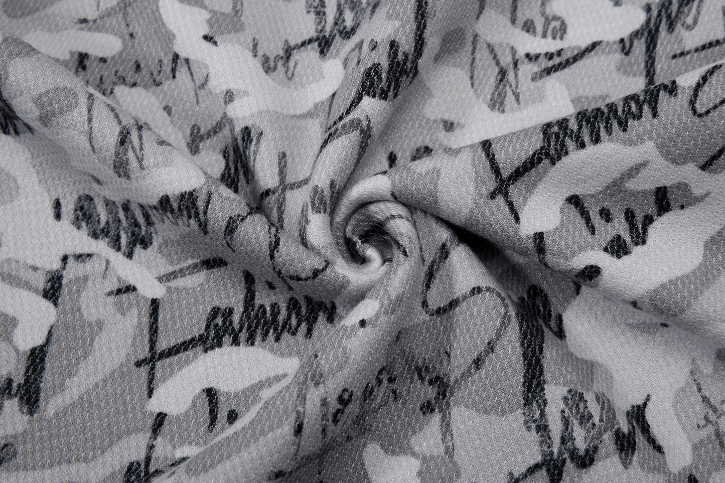 CapCabin Camo Script Wide-Leg Pants
