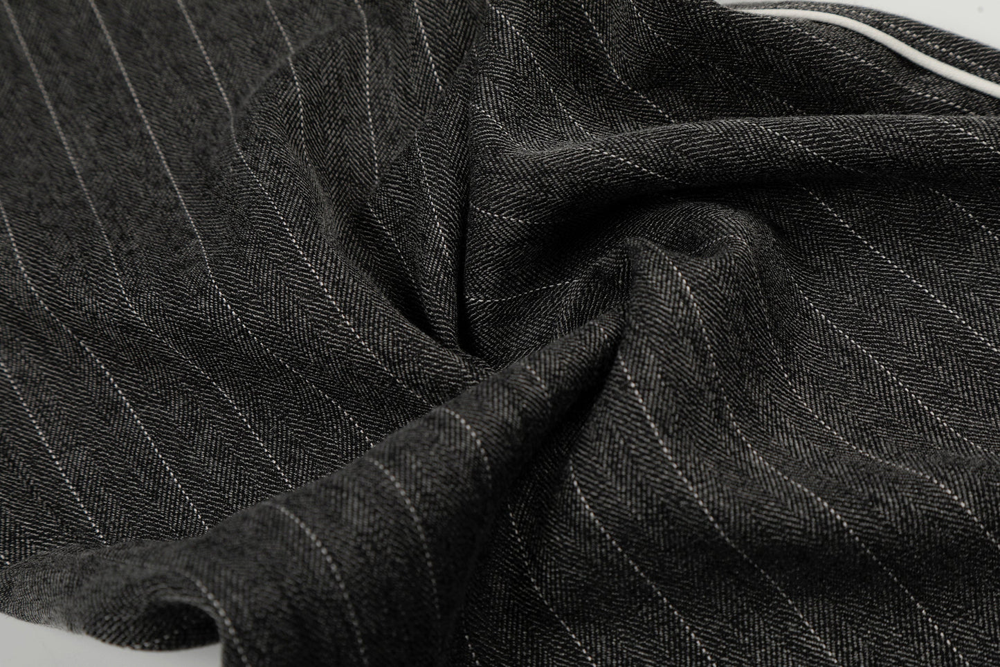 CapCabin Pinstripe Wide-Leg Track Pants