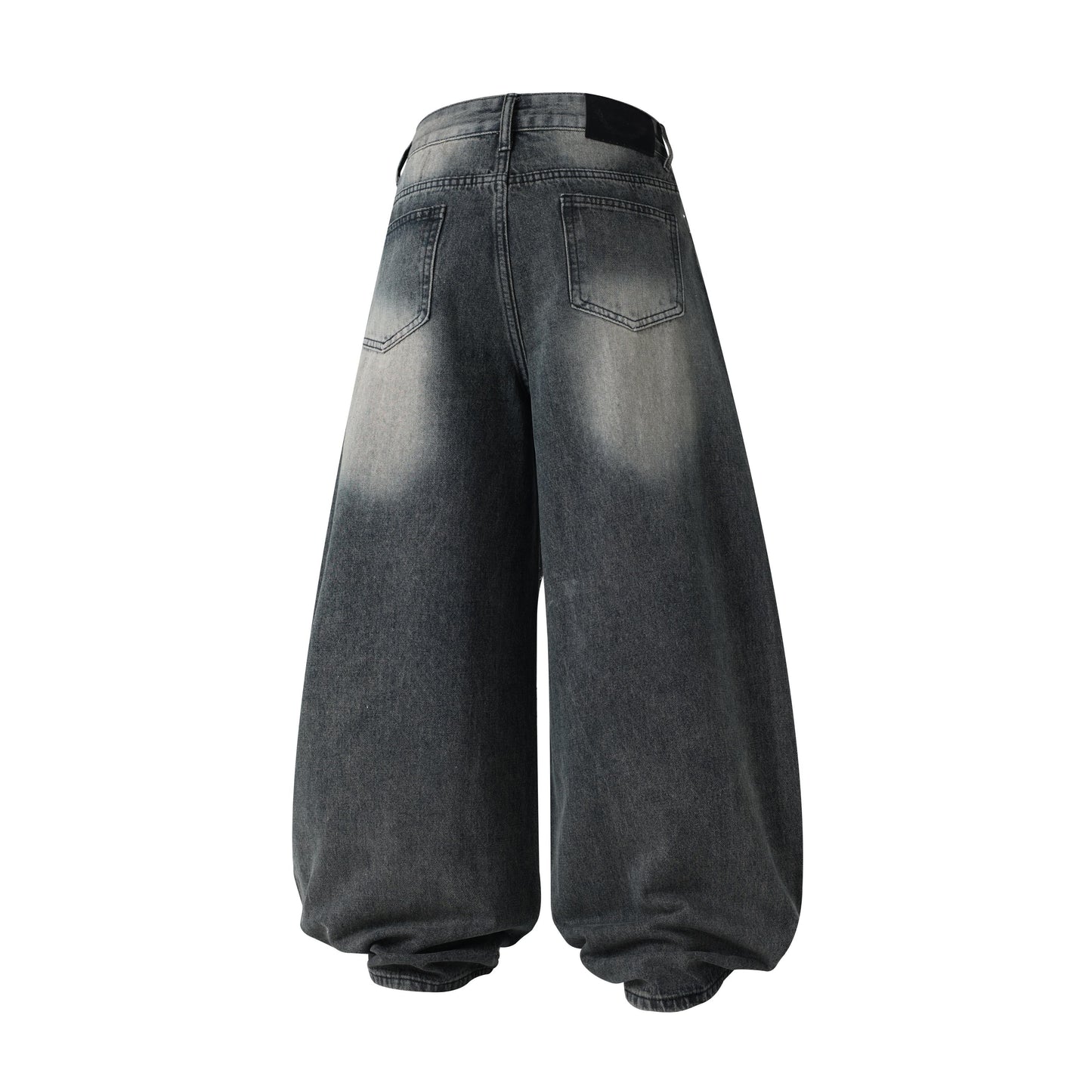 CapCabin Starfade Wide-Leg Denim Pants