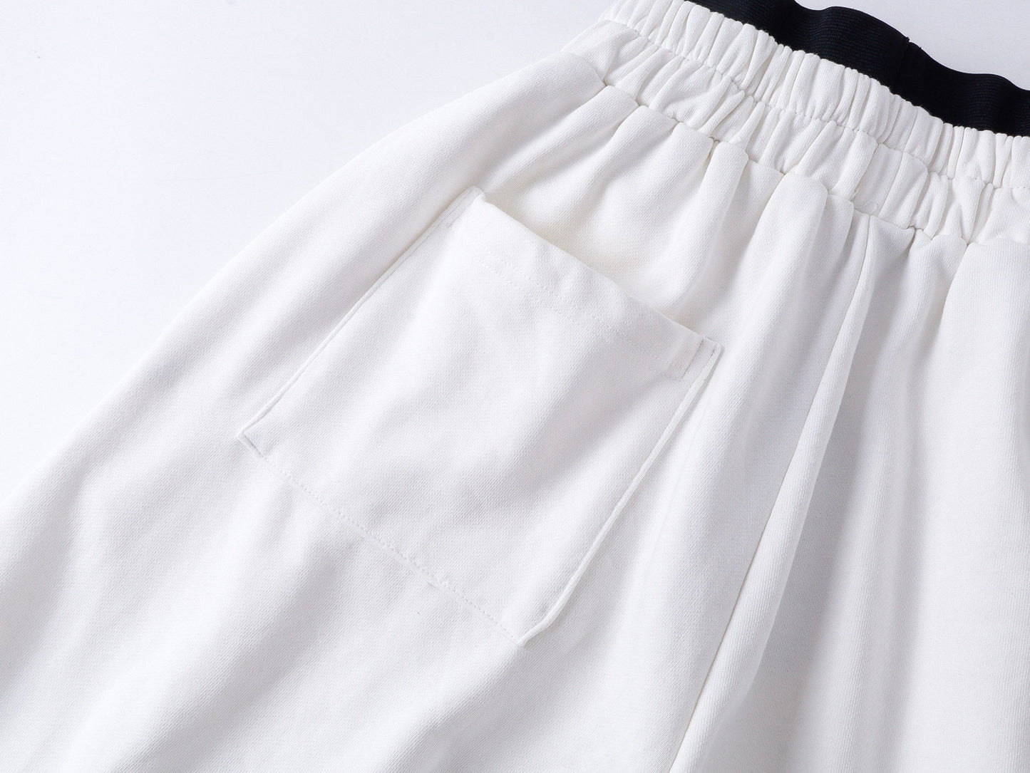 CapCabin “Distressed Sport Wide-Leg Pants”