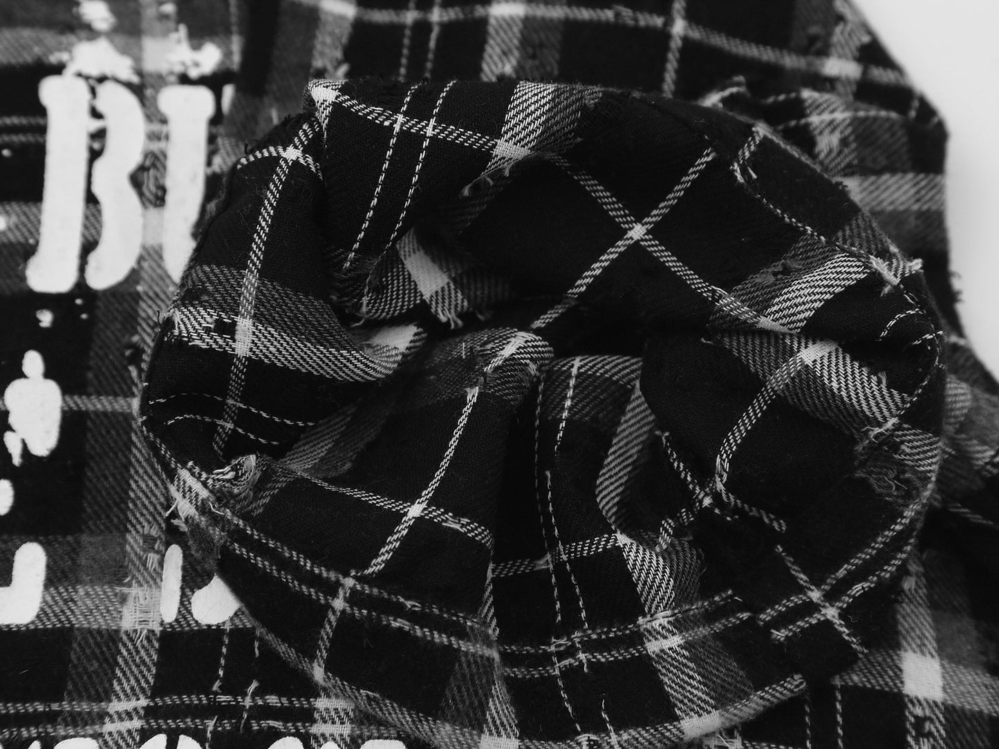 CapCabin “Burn The Script” Plaid Shirt