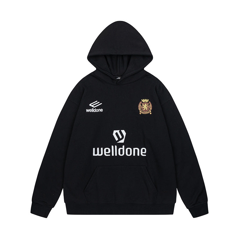 WELLDONE Crest Logo Pullover Hoodie