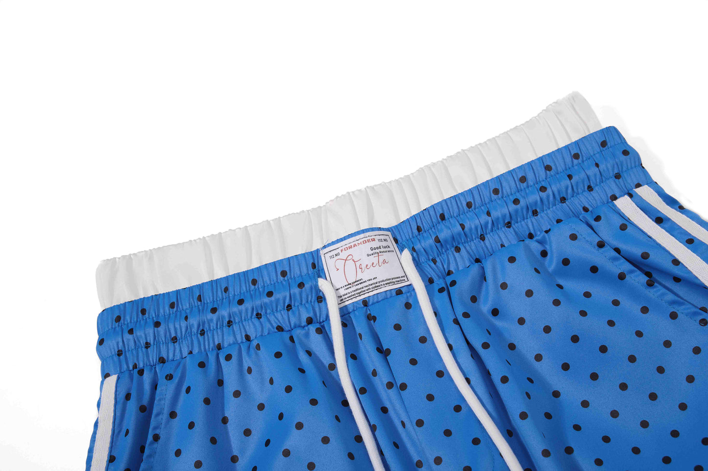 CapCabin Polka Stripe Wide-Leg Pants