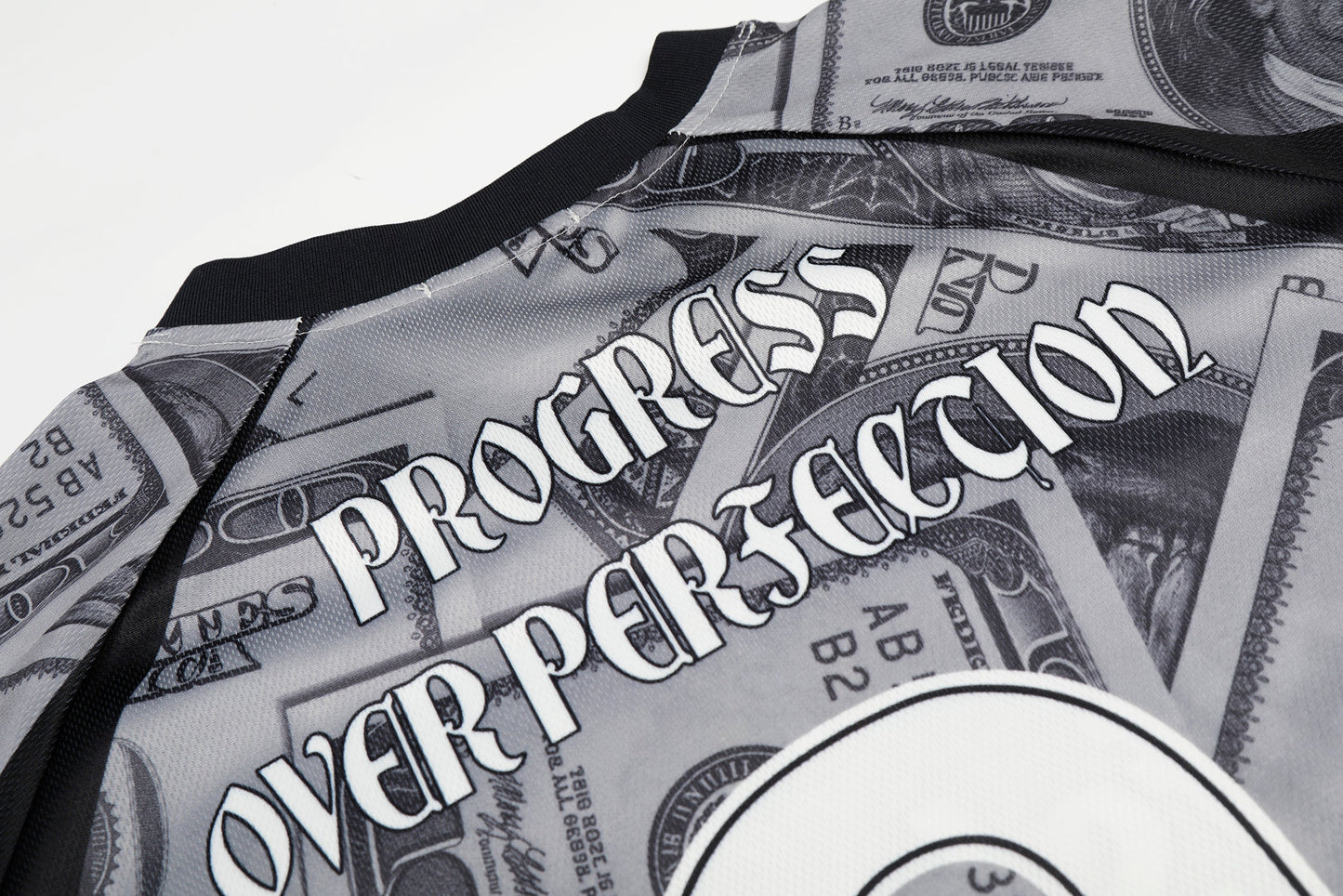 CapCabin Dollar Print Mesh Jersey