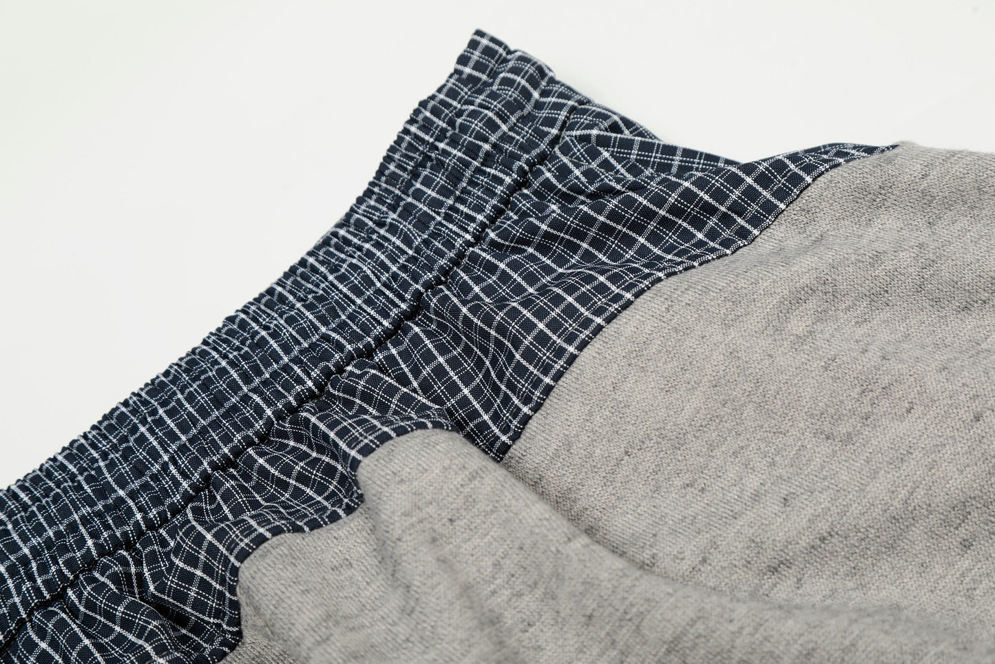 CapCabin Layered Waist Wide-Leg Mesh Pants