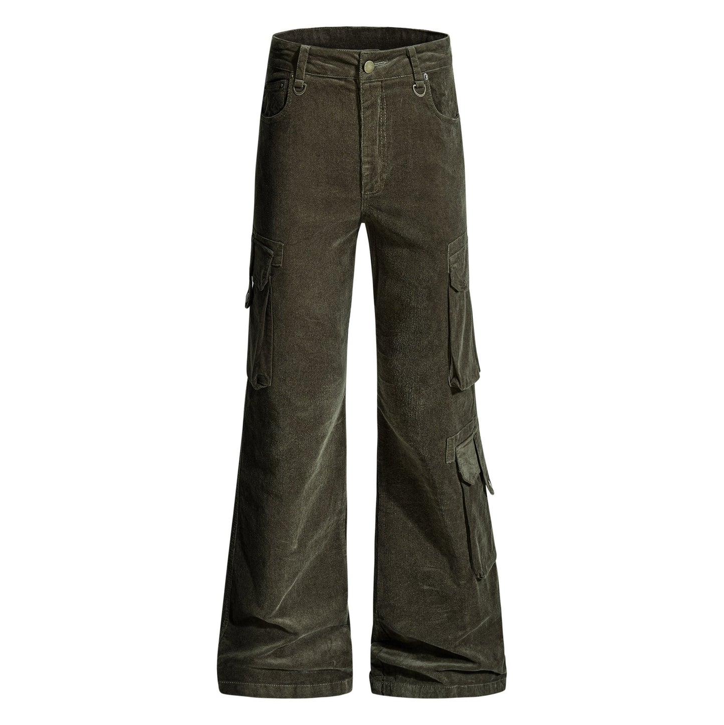 CapCabin Washed Utility Flared Pants