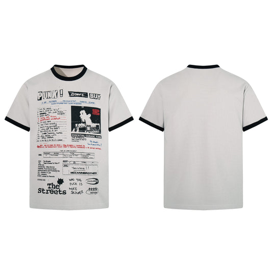 CapCabin Punk Editorial Graphic T-Shirt