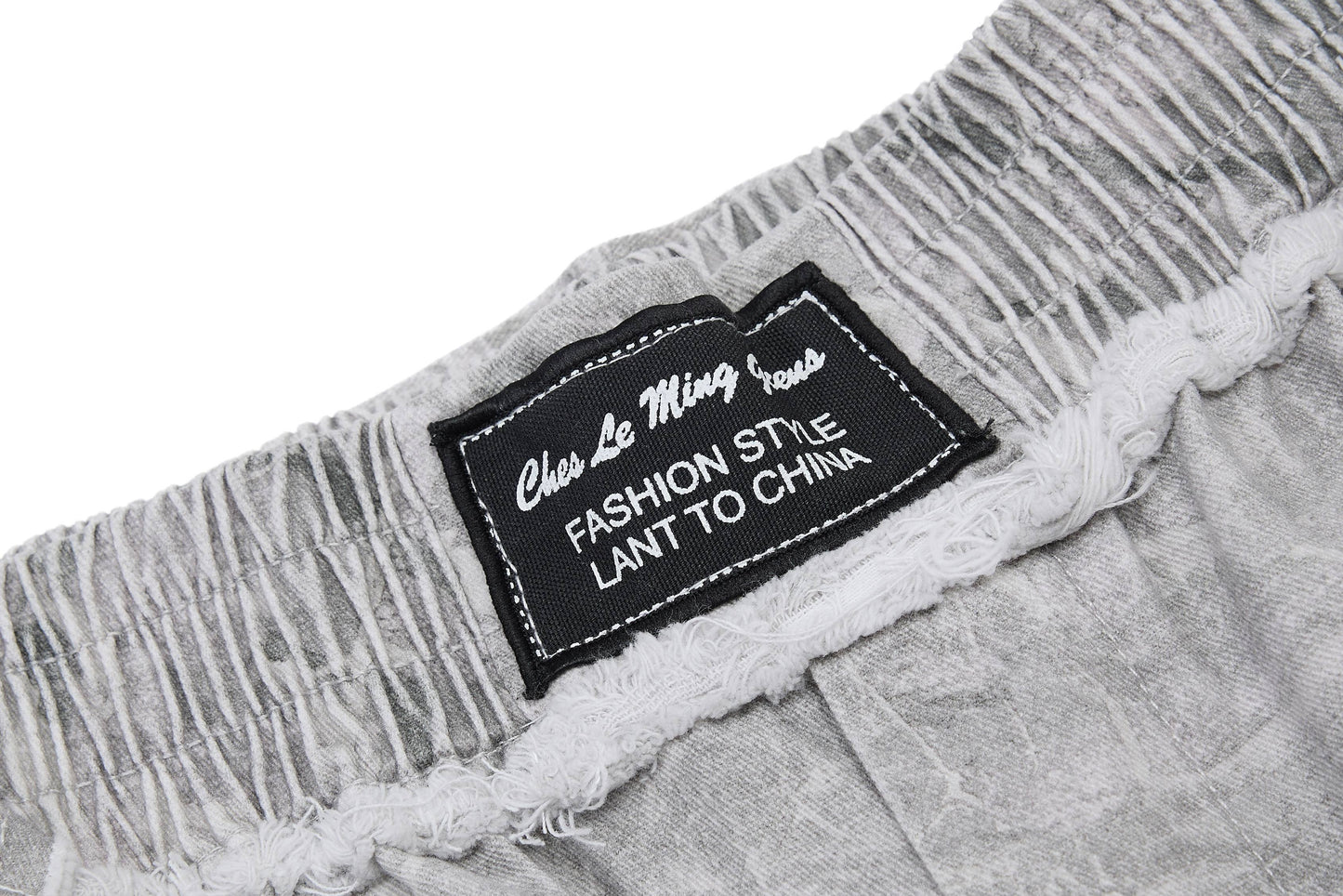 CapCabin “Washed Marble Wide-Leg Pants”