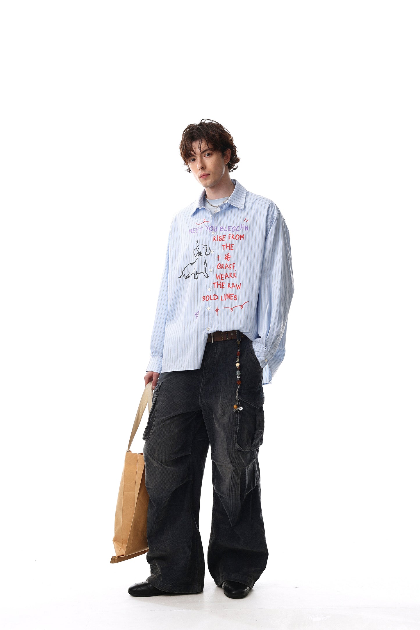 CapCabin Handwritten Stripe Shirt