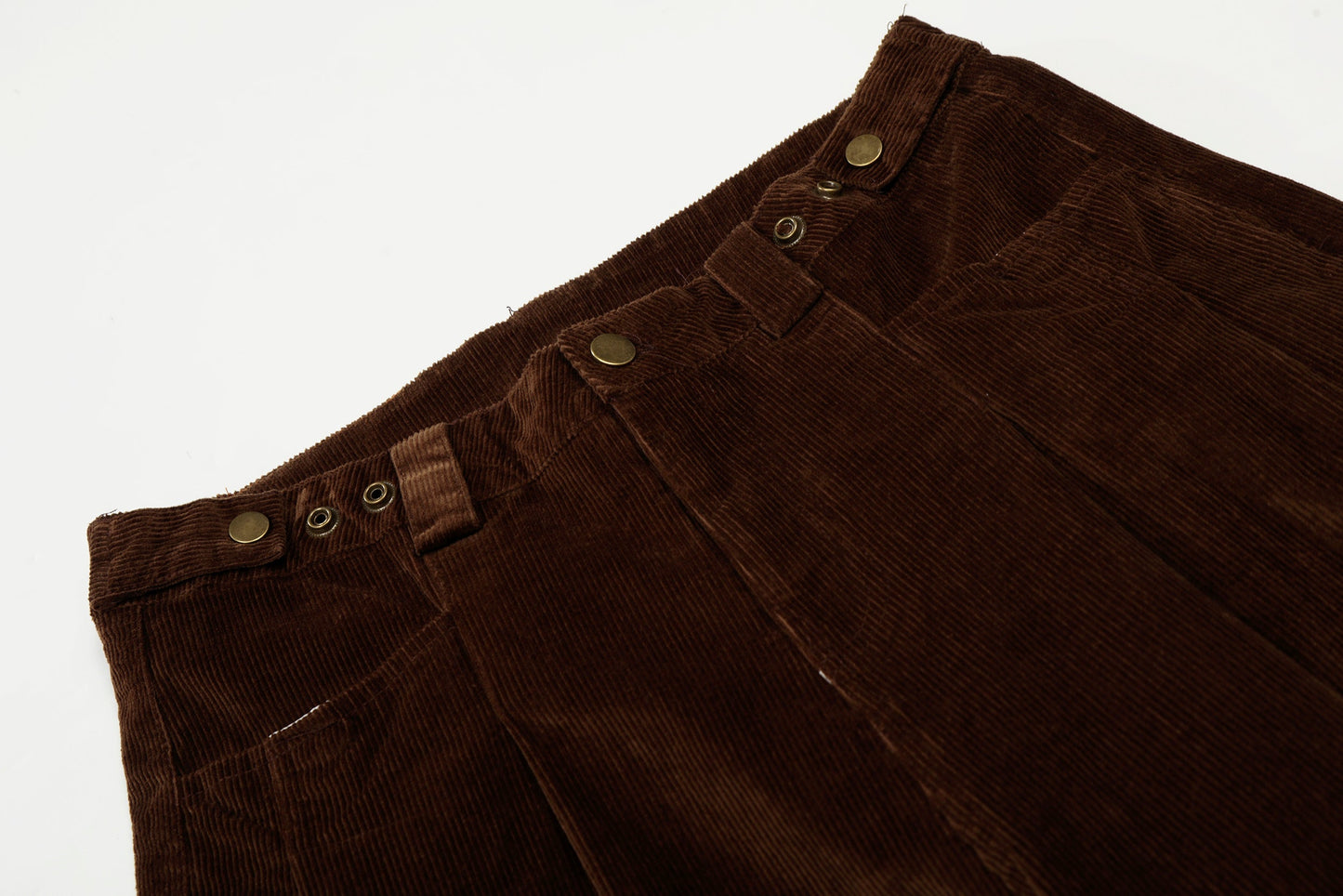 CapCabin Wide-Leg Corduroy Trousers