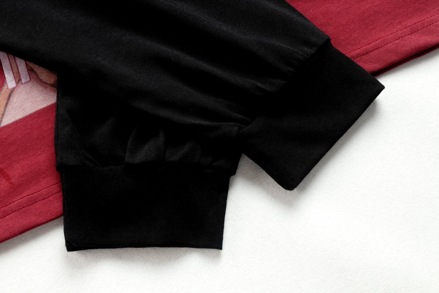 CapCabin Anime Graphic Raglan Long Sleeve Tee