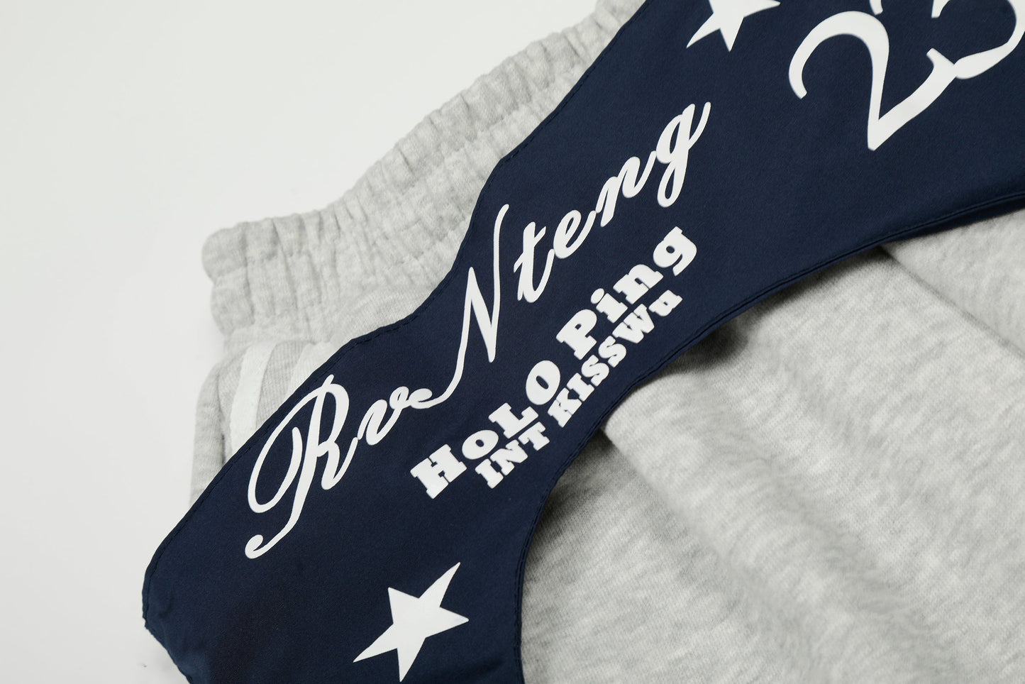 CapCabin Double-Waist Retro Print Track Pants