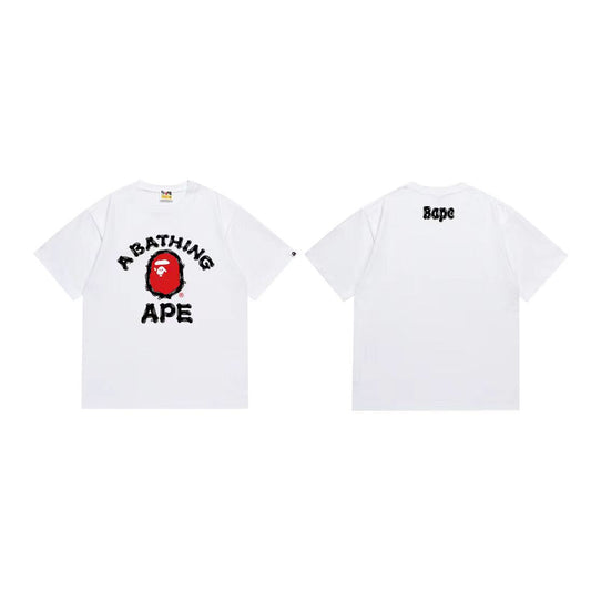 BAPE Red Ape Head Logo T-Shirt