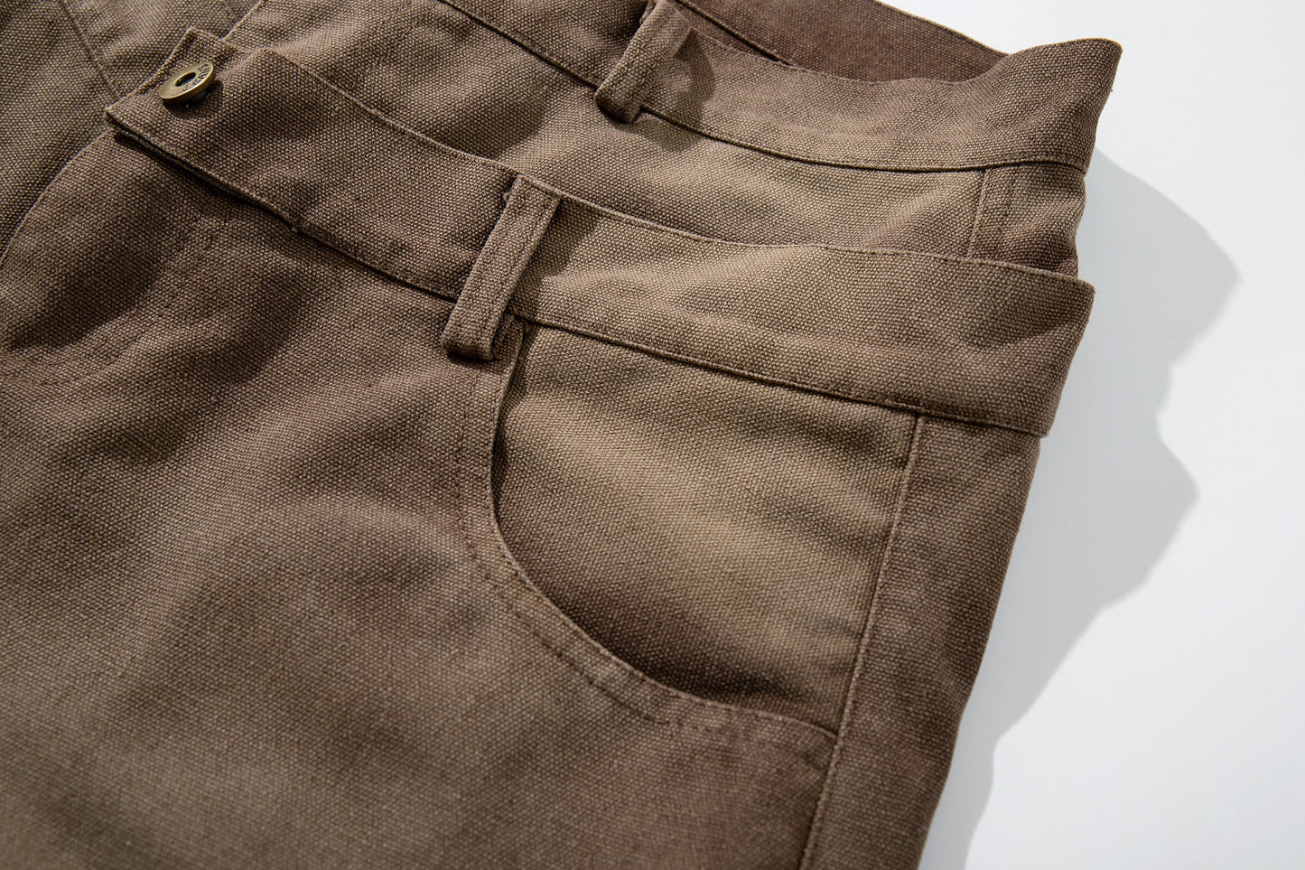 CapCabin Vintage Utility Wide-Leg Pants