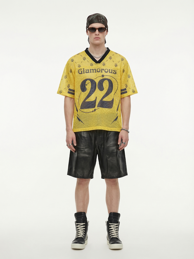 CapCabin “Glamorous 22” Mesh Jersey T-Shirt
