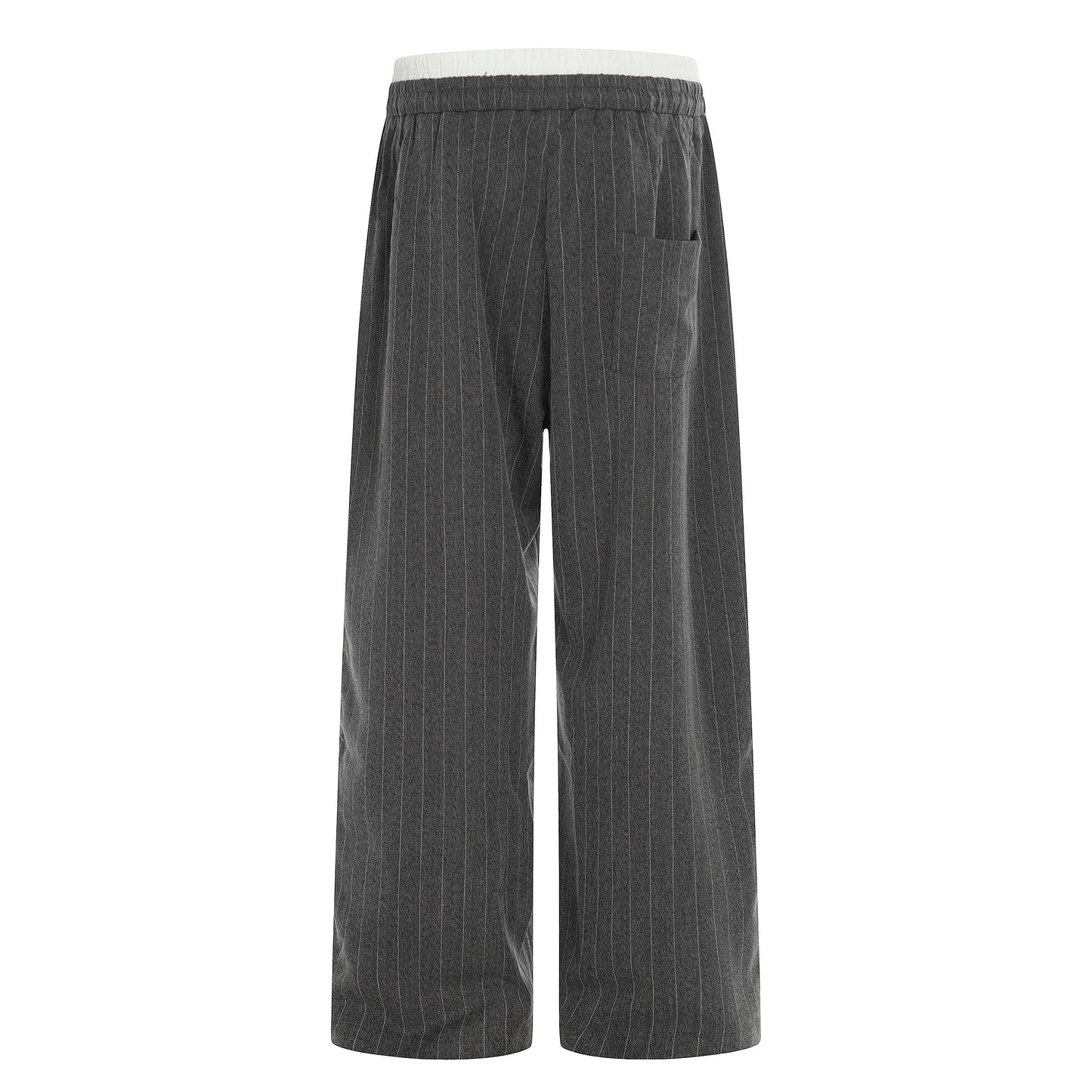 CapCabin Pinstripe Wide-Leg Track Pants