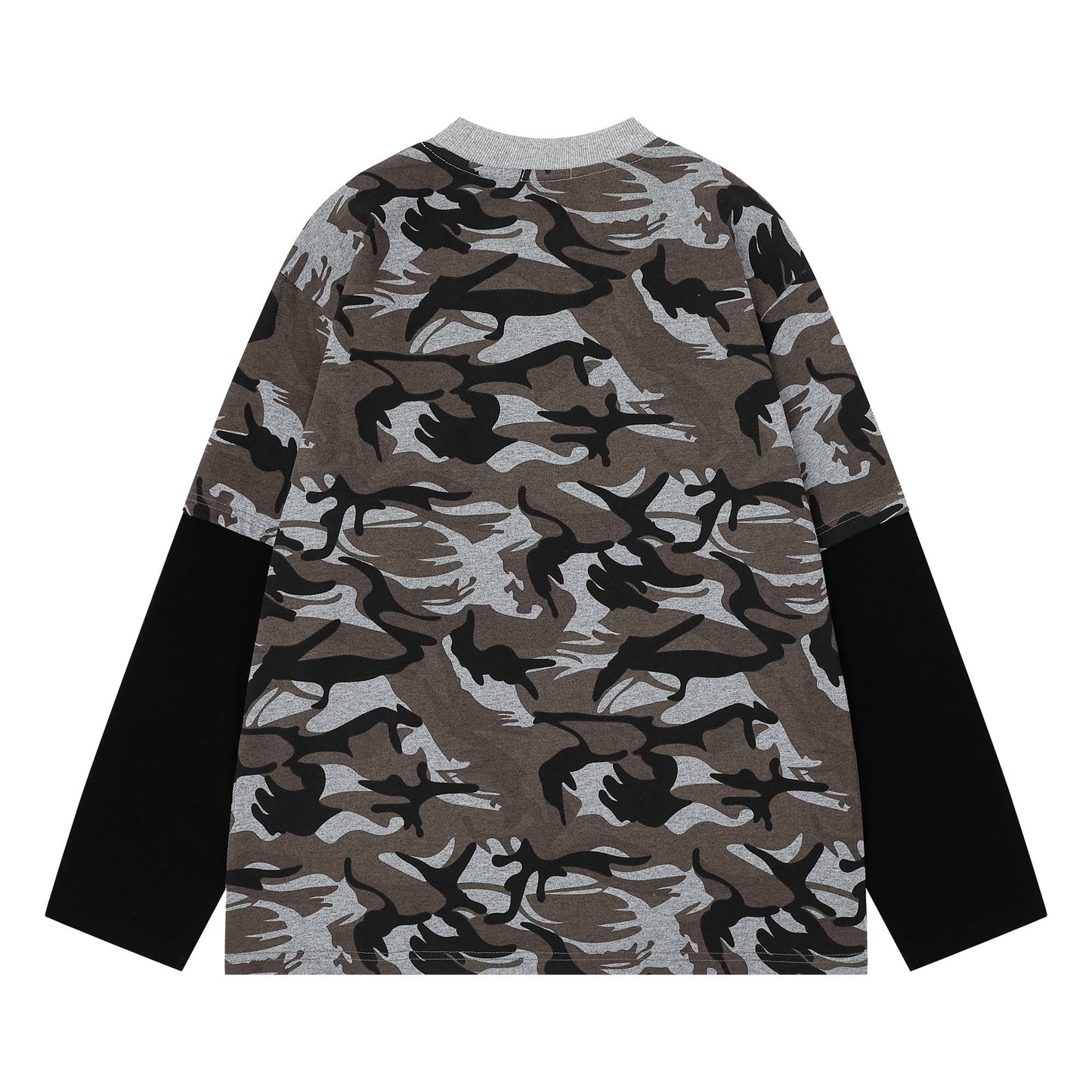 CapCabin Layered Camo Long Sleeve Tee