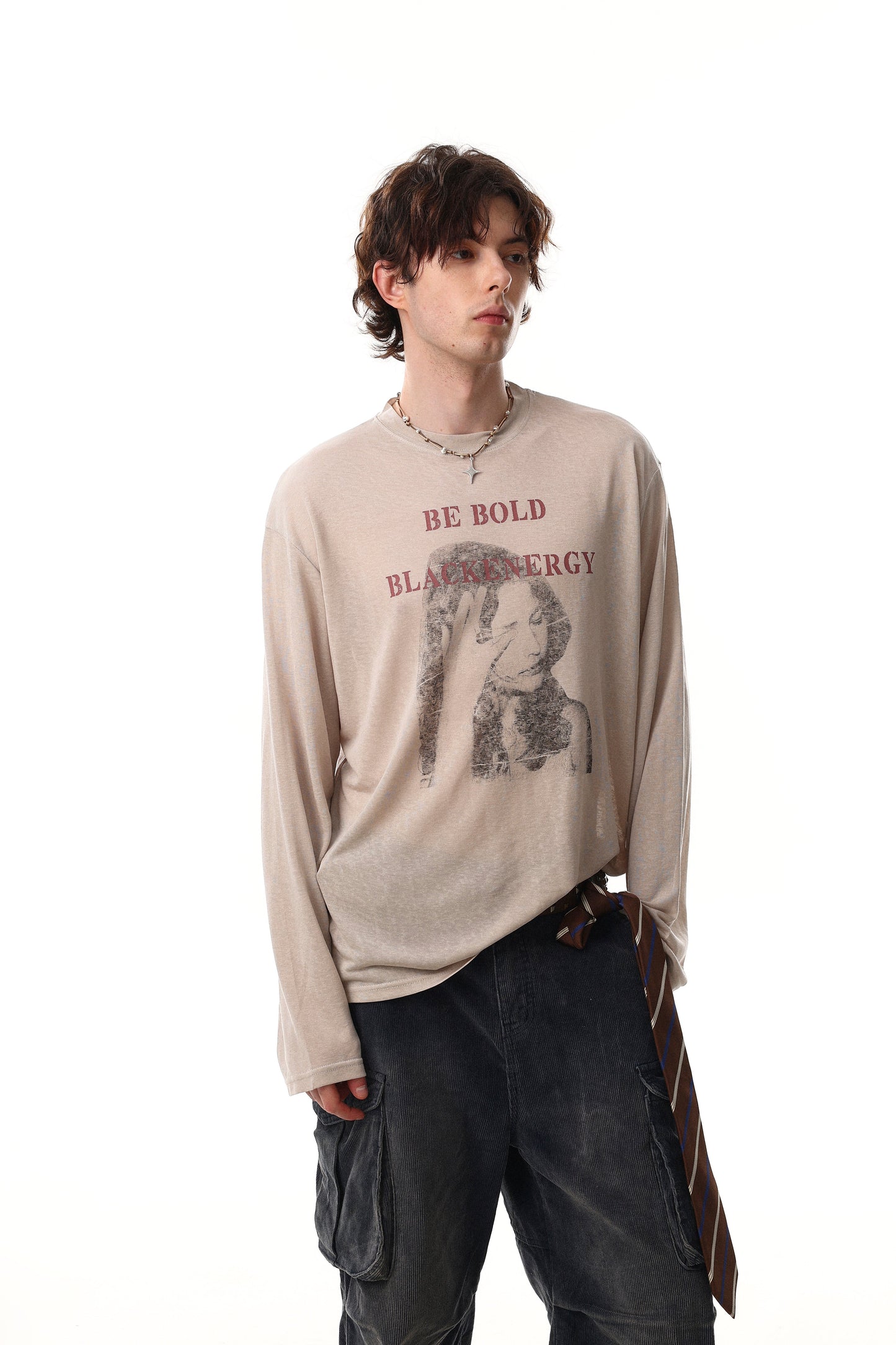 CapCabin “Be Bold” Portrait Graphic Long Sleeve Tee