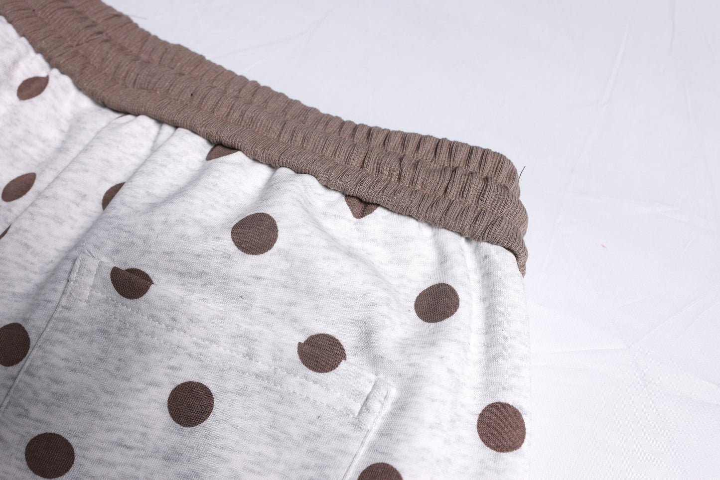 CapCabin Graphic Polka Dot Wide-Leg Pants