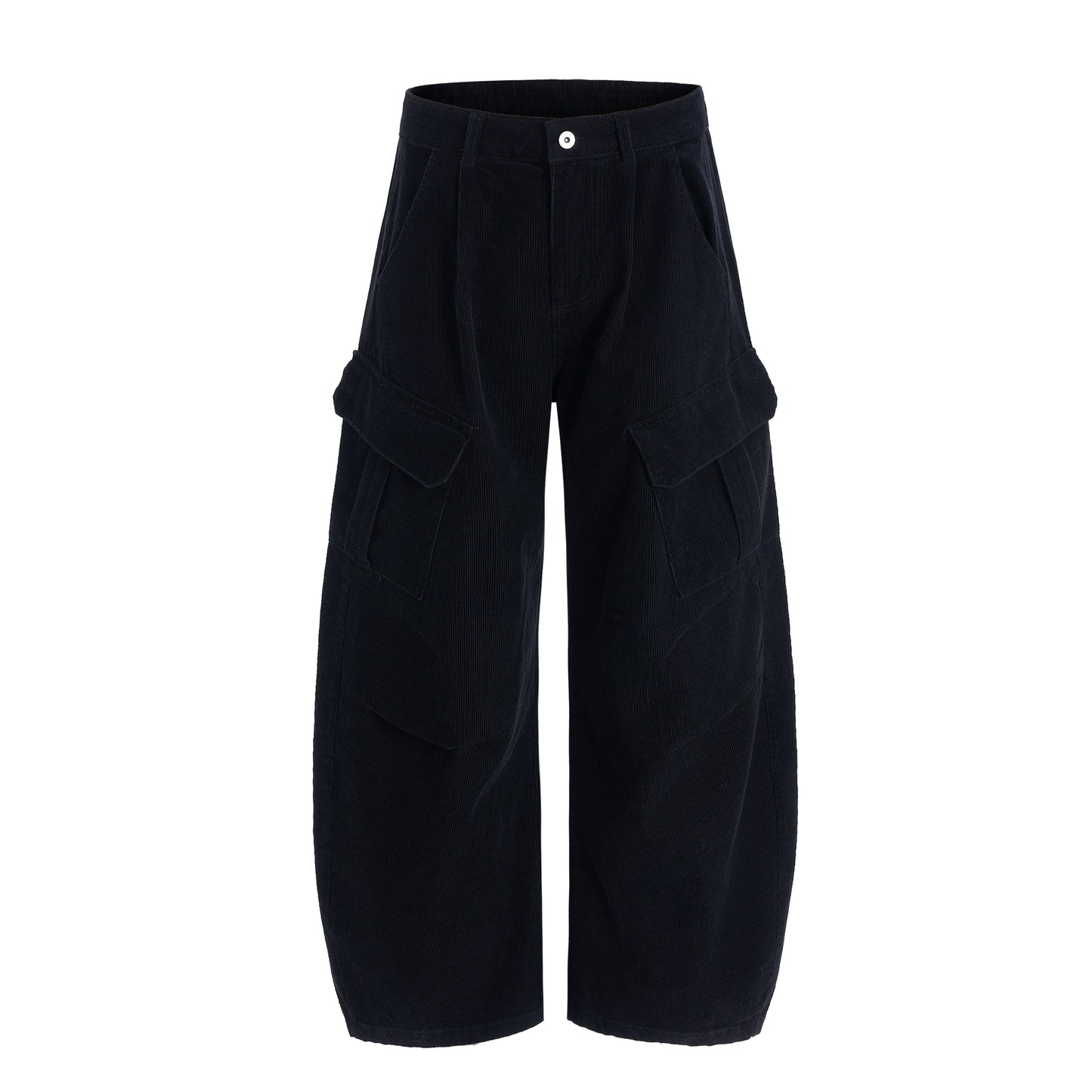 CapCabin Corduroy Cargo Wide-Leg Pants