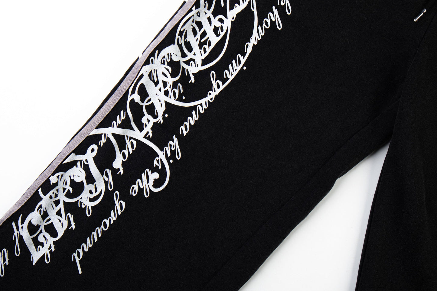 CapCabin Script Graffiti Wide-Leg Sweatpants