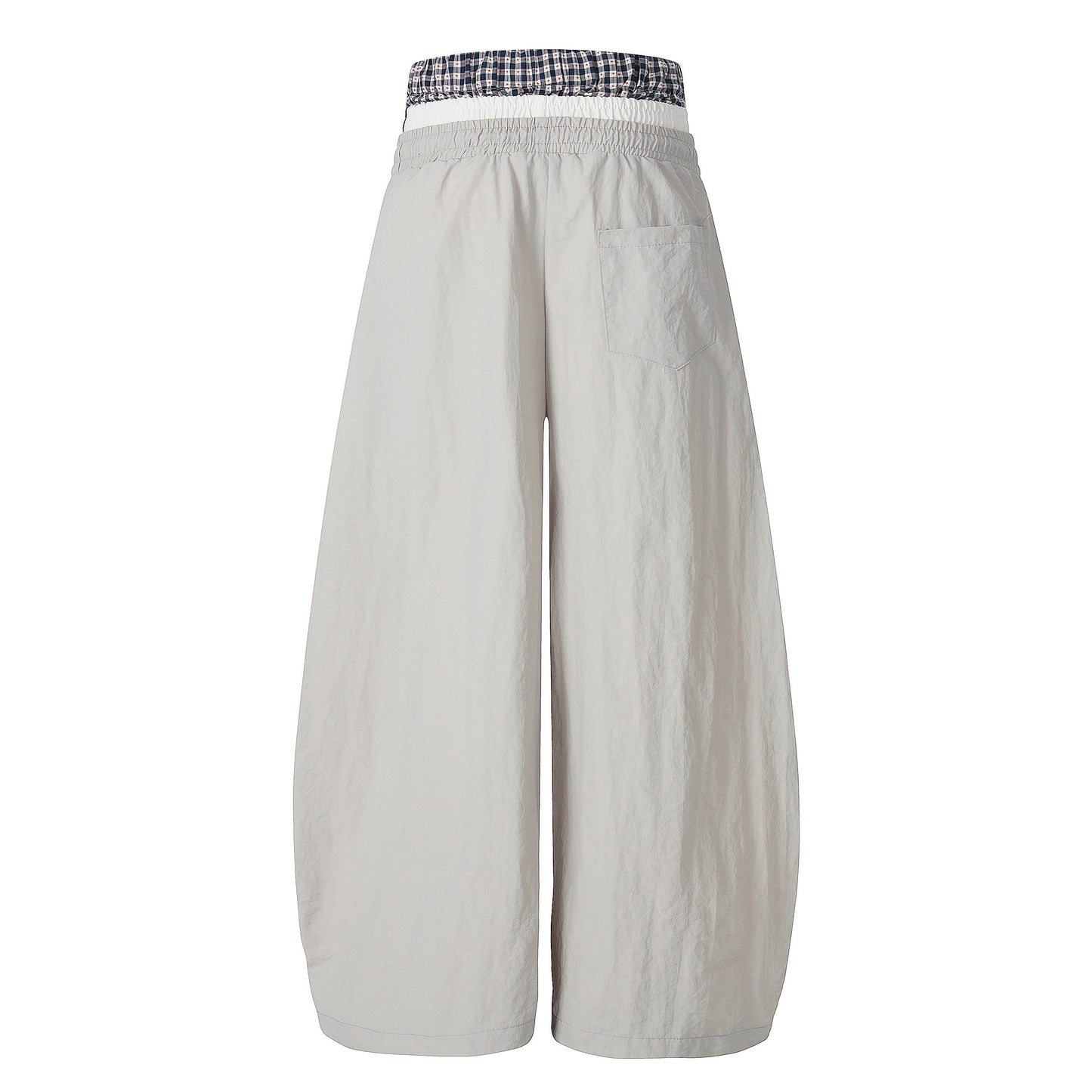 CapCabin Script Logo Wide-Leg Nylon Pants