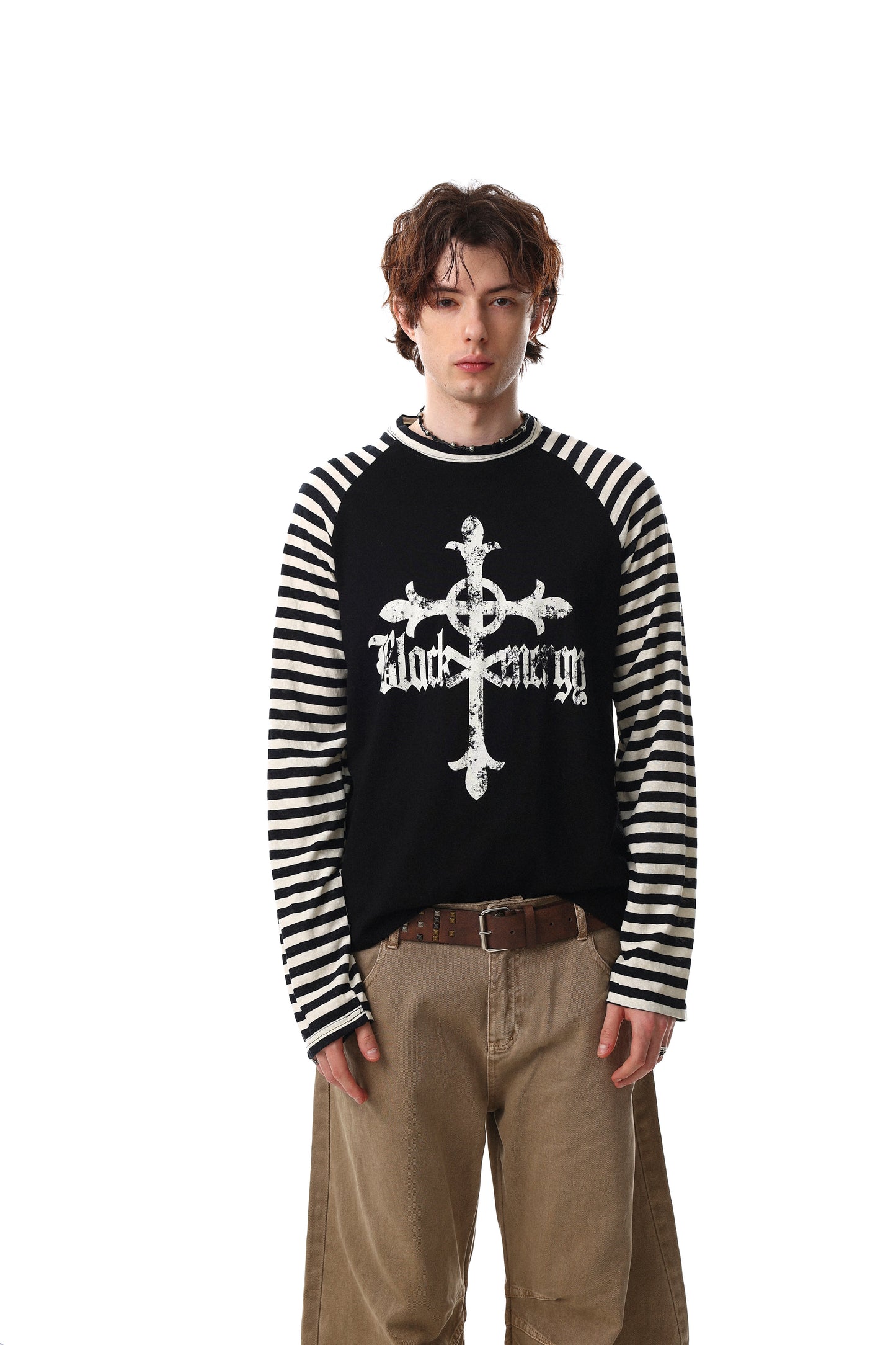 CapCabin Cross Graphic Raglan Long Sleeve Tee