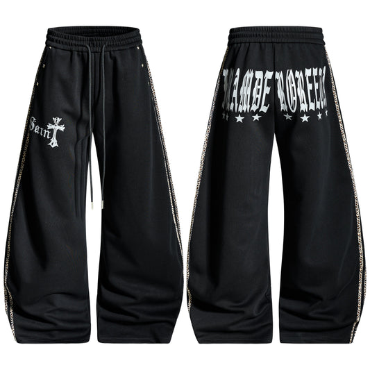 CapCabin Gothic Cross Track Pants
