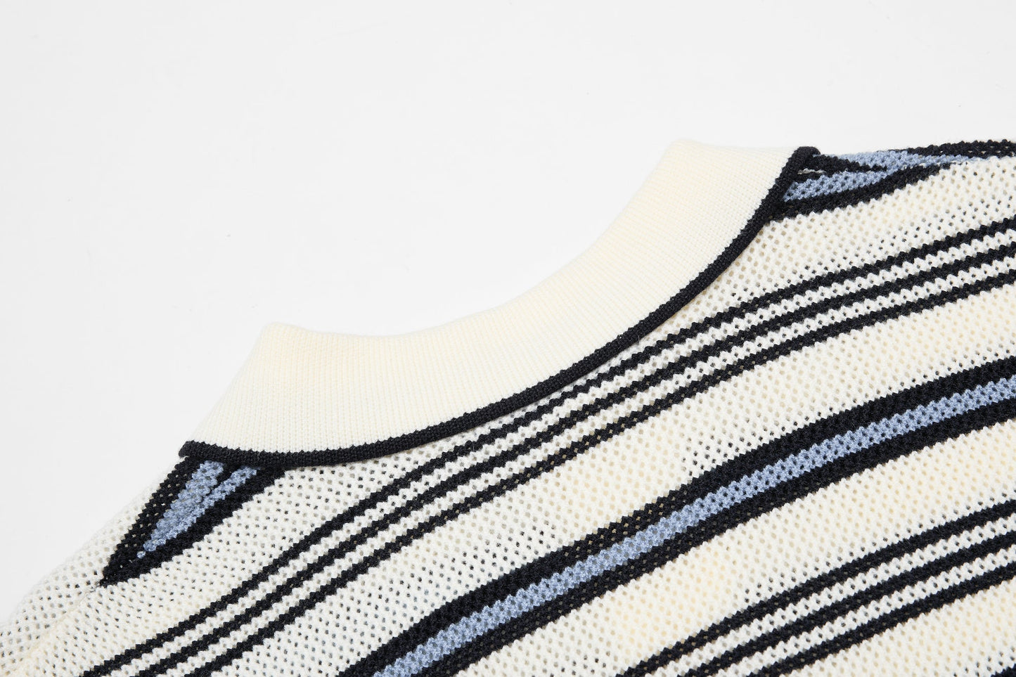 CapCabin “Retro Stripe Knit Polo”