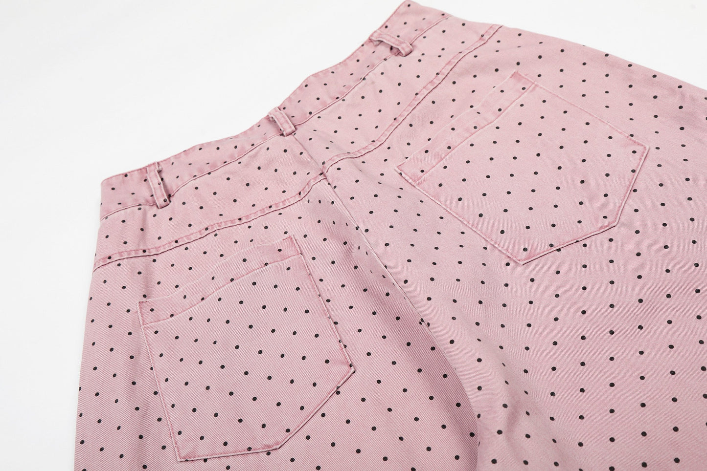CapCabin “Polka Star Wide-Leg Pants”