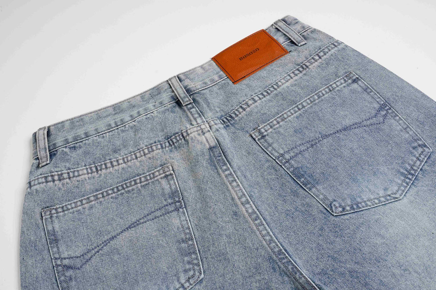 CapCabin “Stardust Washed Wide-Leg Jeans”