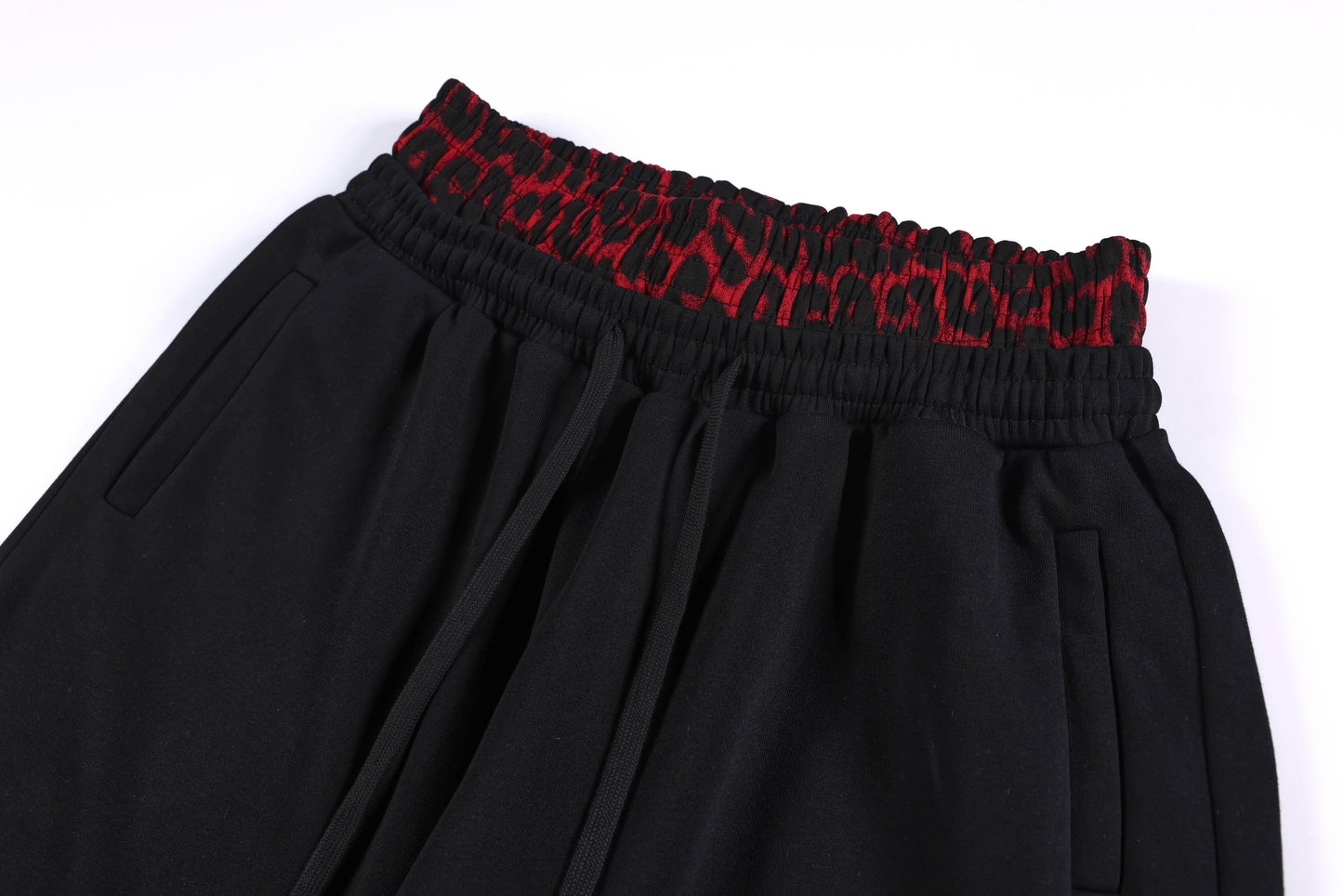 CapCabin Leopard Panel Sweatpants