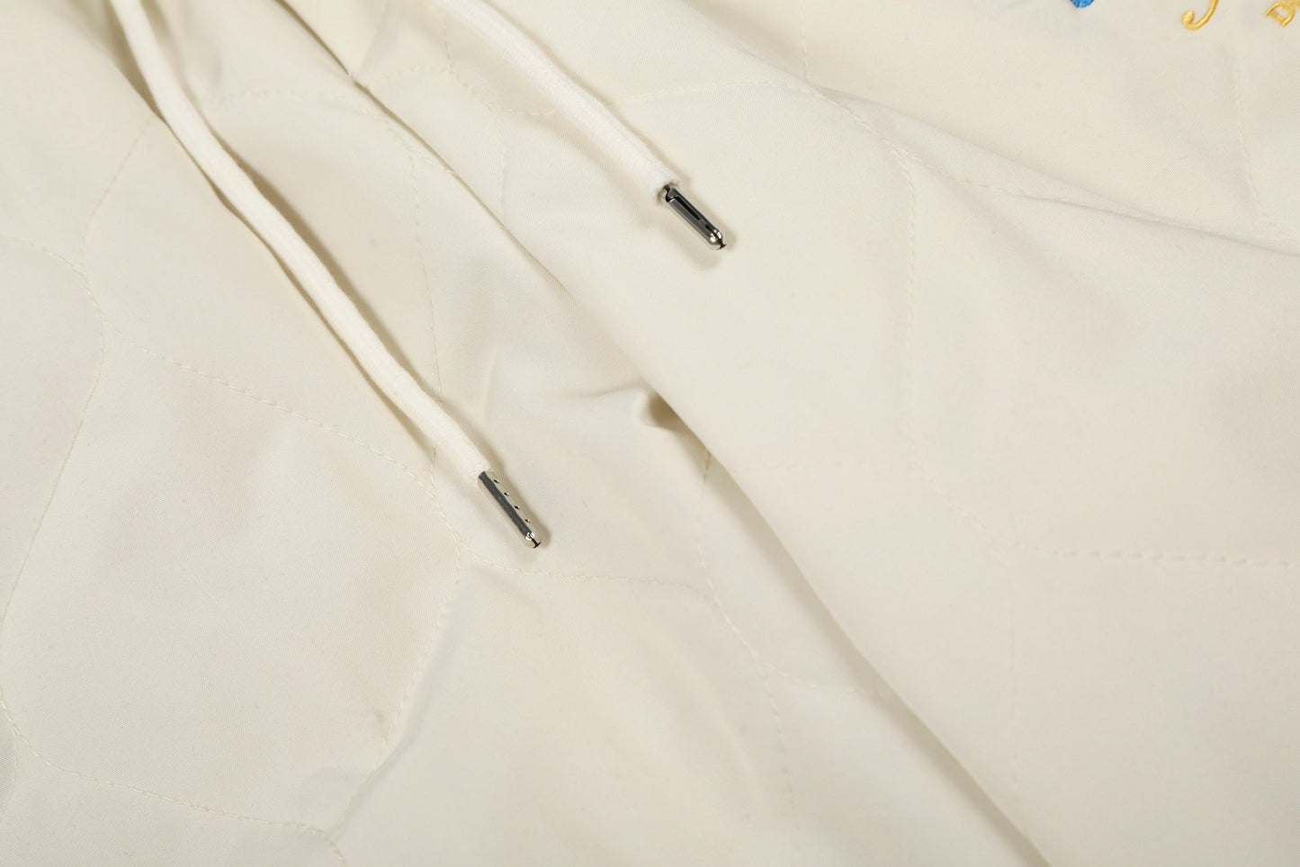 CapCabin Quilted Track Wide-Leg Pants