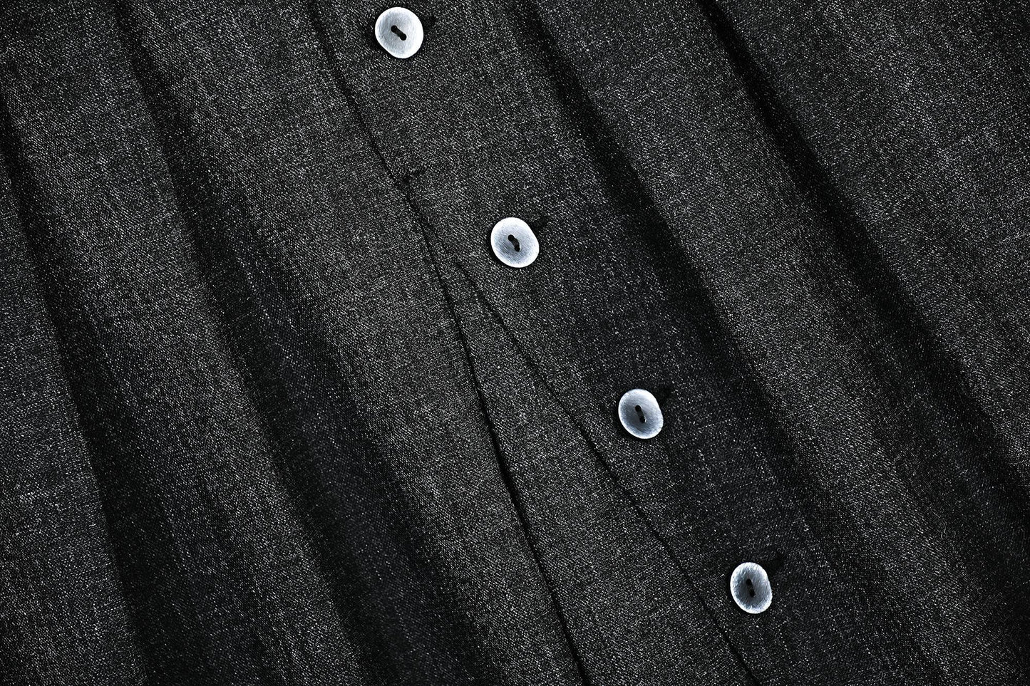 CapCabin “Minimal Pleated Wide-Leg Pants”