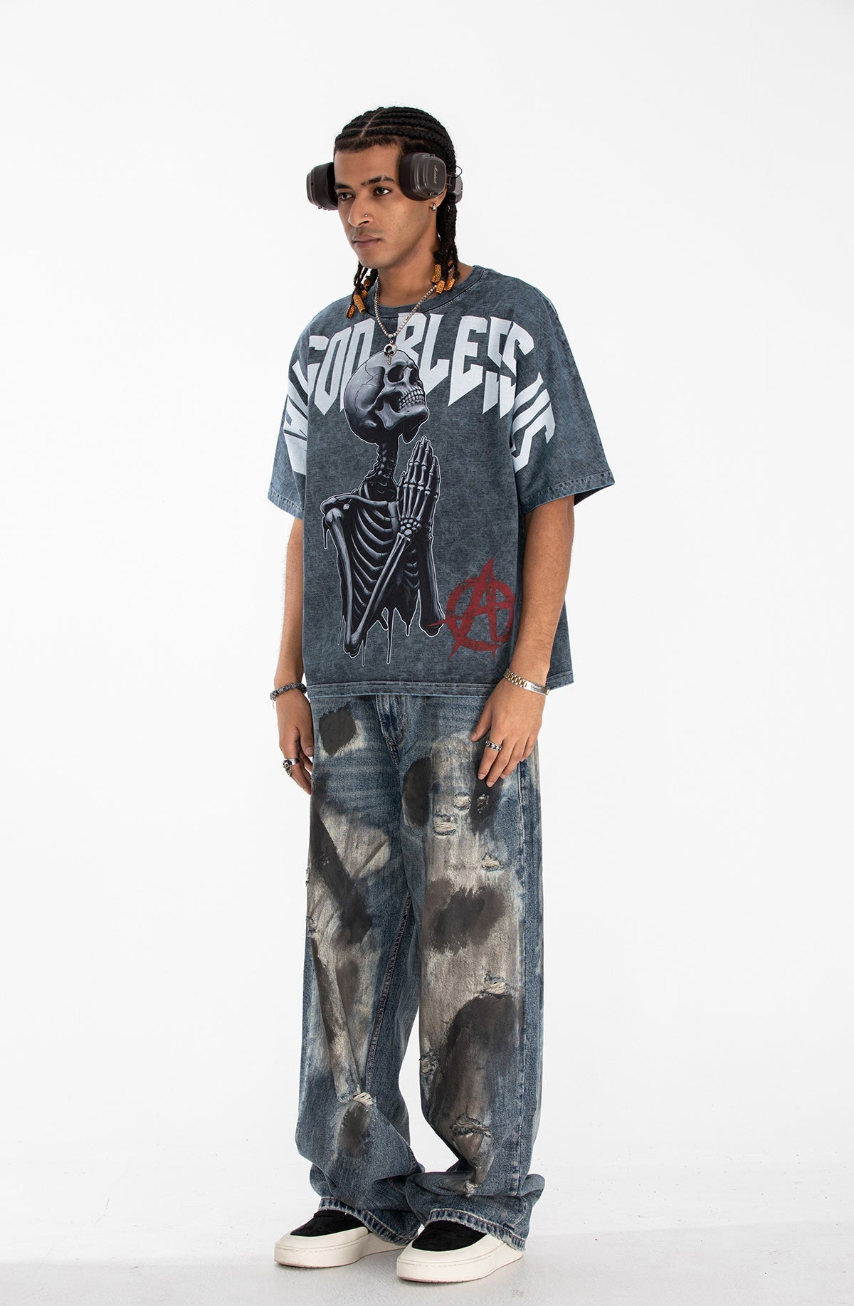 CapCabin “Blessed Bones” Graphic Tee