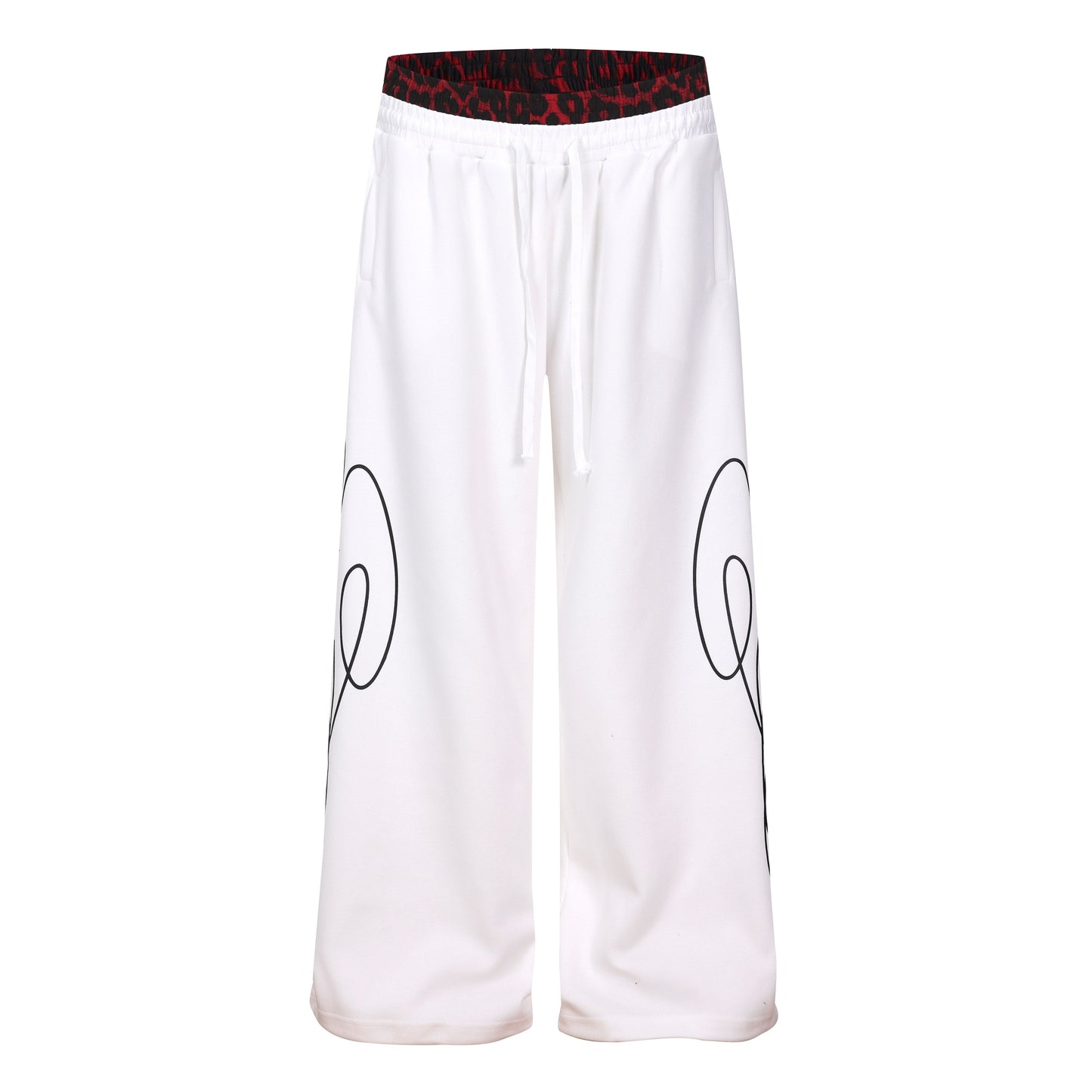 CapCabin Leopard Panel Sweatpants