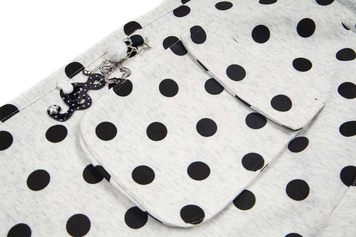 CapCabin Polka Dot Cargo Pants
